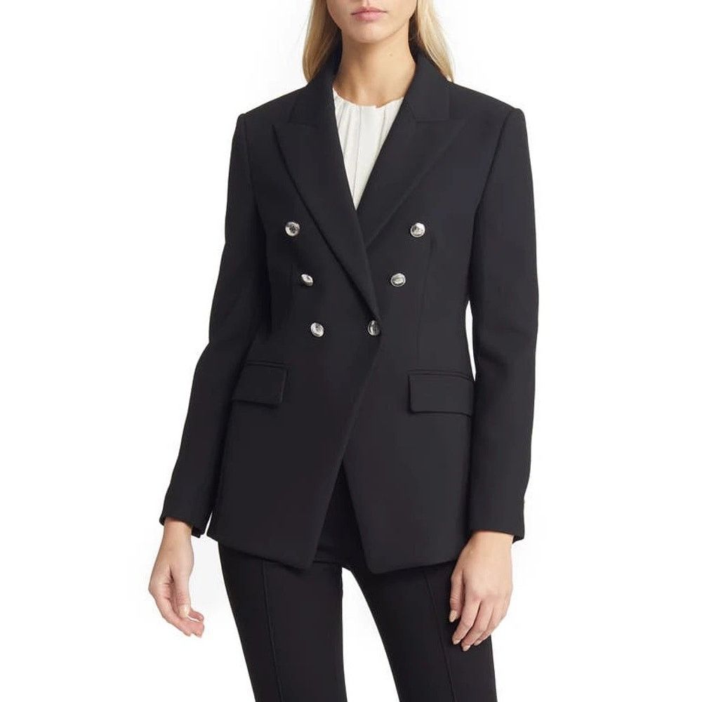 Hugo Boss New BOSS hugo boss Sz 12 Black Double Breasted Blazer Jacket Size XL / US 12-14 / IT 48-50 - 1 Thumbnail