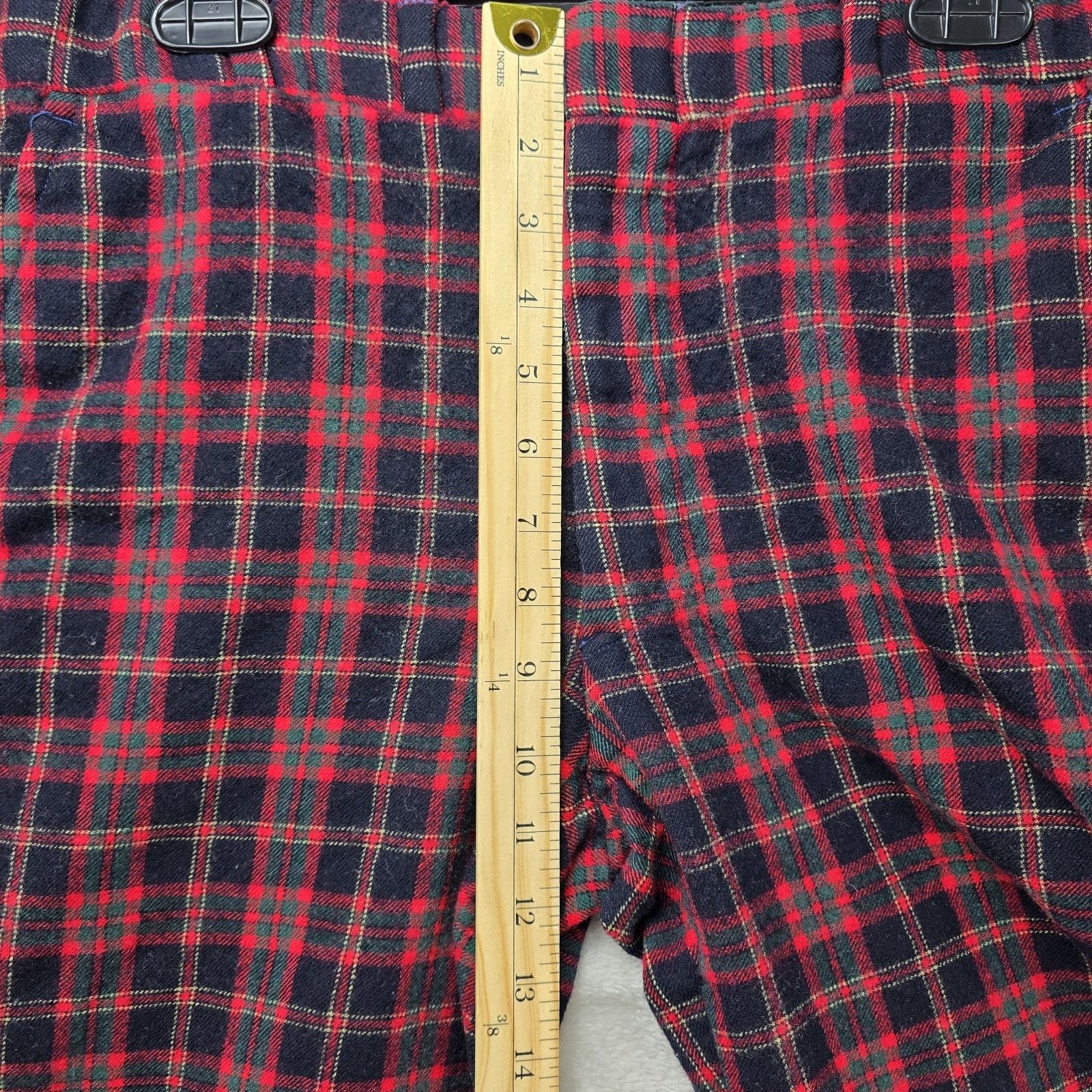 Corbin Vintage Scottish Tartan By Corbin Pants 34x27 Plaid Wool 70s Size US 34 / EU 50 - 12 Thumbnail