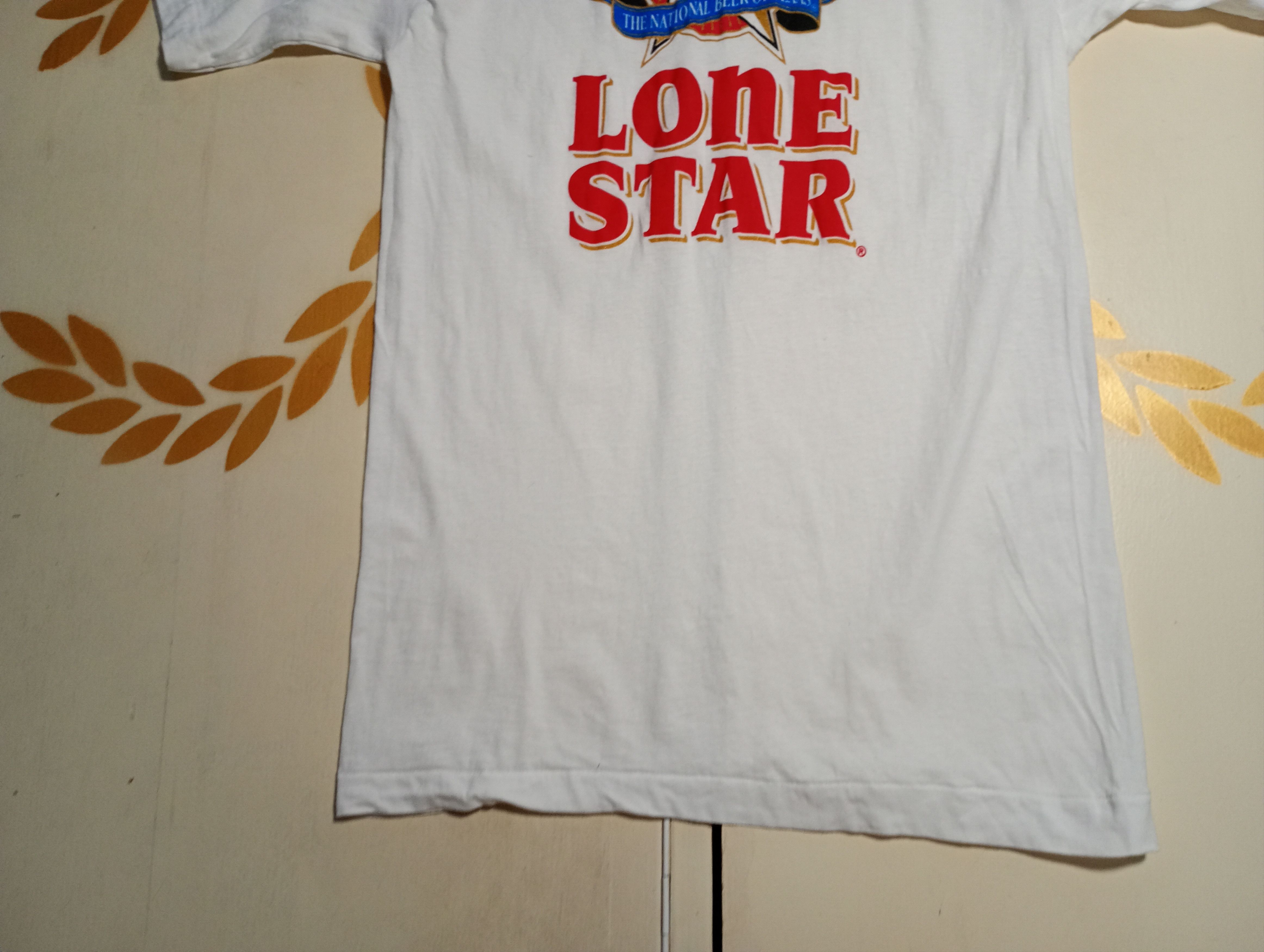 Fruit Of The Loom Lone Star Fruit Of The Loom T-Shirt Vintage 90's Size US L / EU 52-54 / 3 - 3 Thumbnail