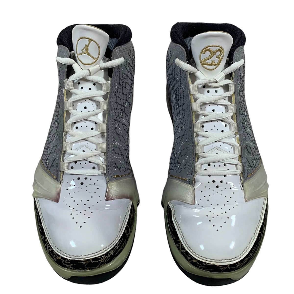 Jordan Brand VTG Air Jordan 23 XX3 Stealth Grey White Gold 2008 Sneakers Size US 6.5 / EU 39-40 - 5 Thumbnail
