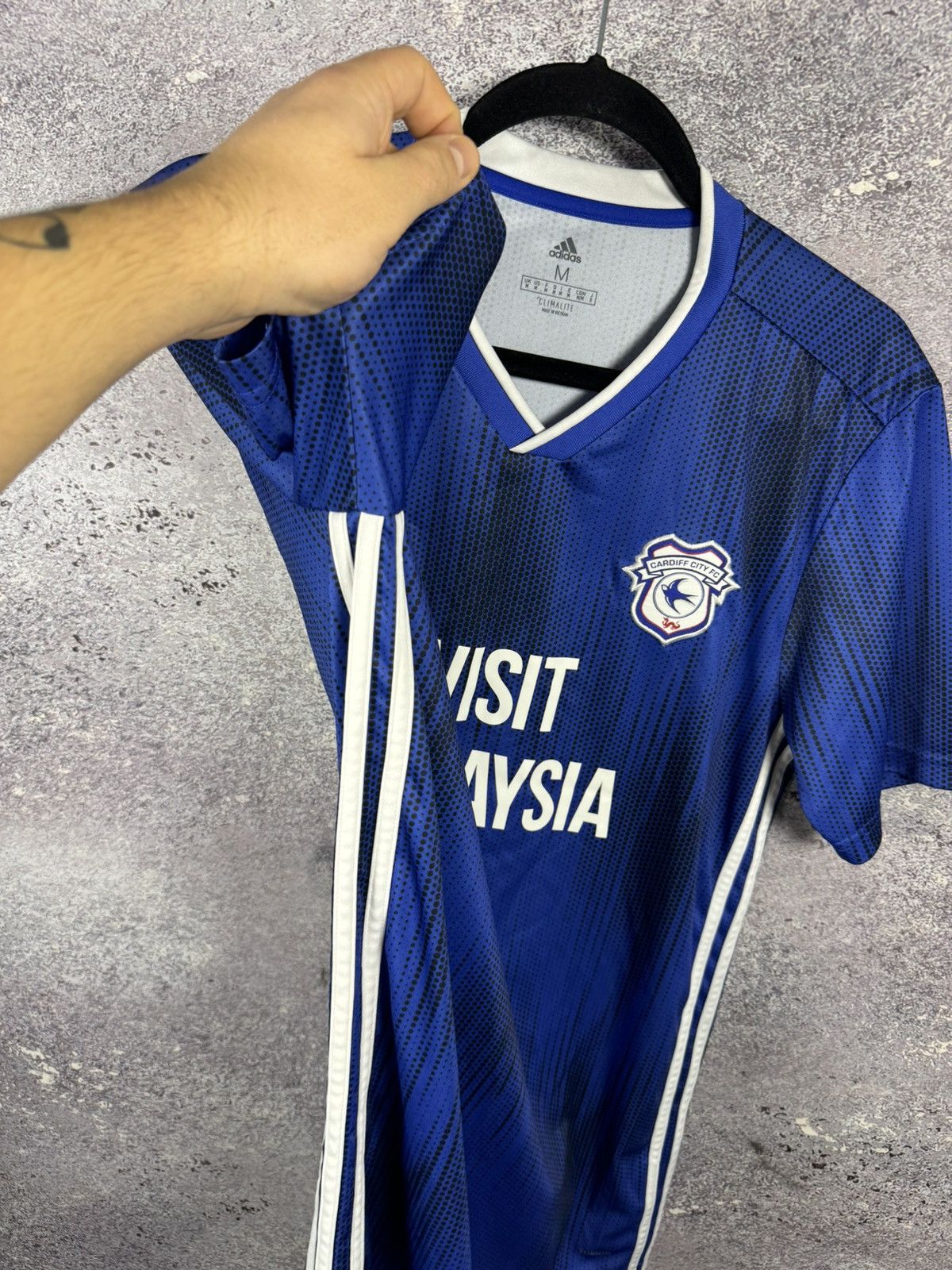 Adidas Vintage Cardiff City 2019/20 Adidas Soccer Jersey Blokcore Size US M / EU 48-50 / 2 - 6 Thumbnail