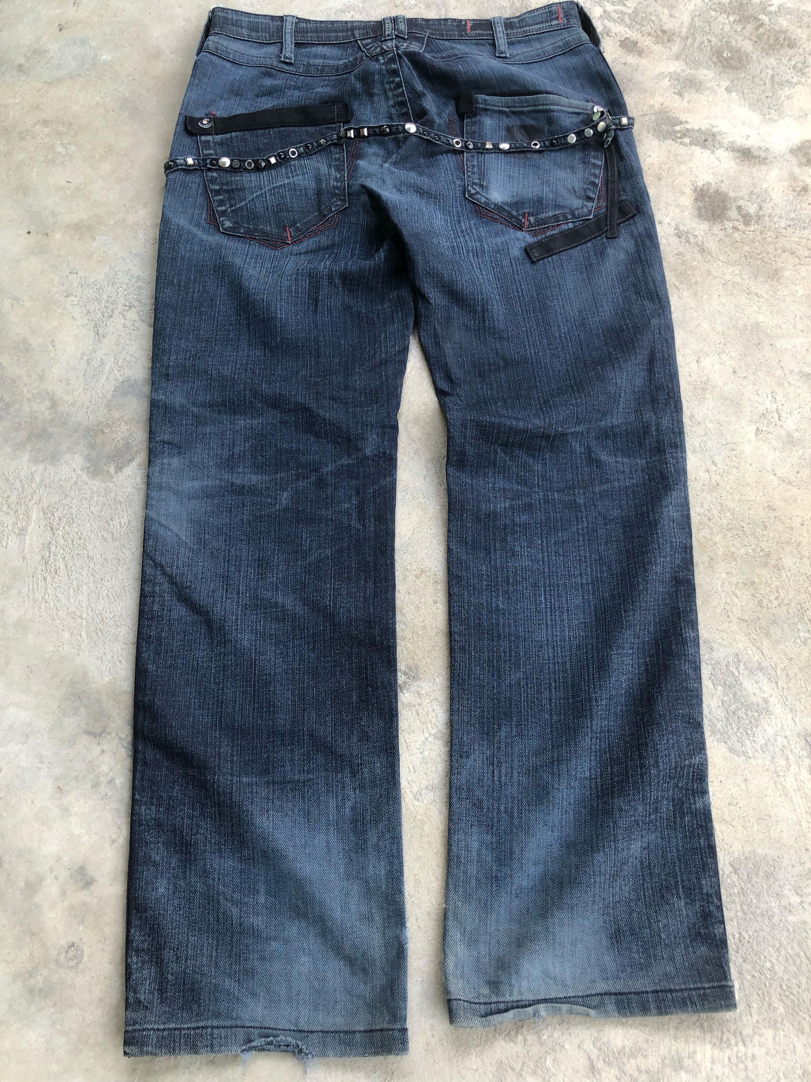 Marithe + Francois Girbaud Marithe Francois Girbaud Eyelet Jeans Size US 31 - 2 Thumbnail