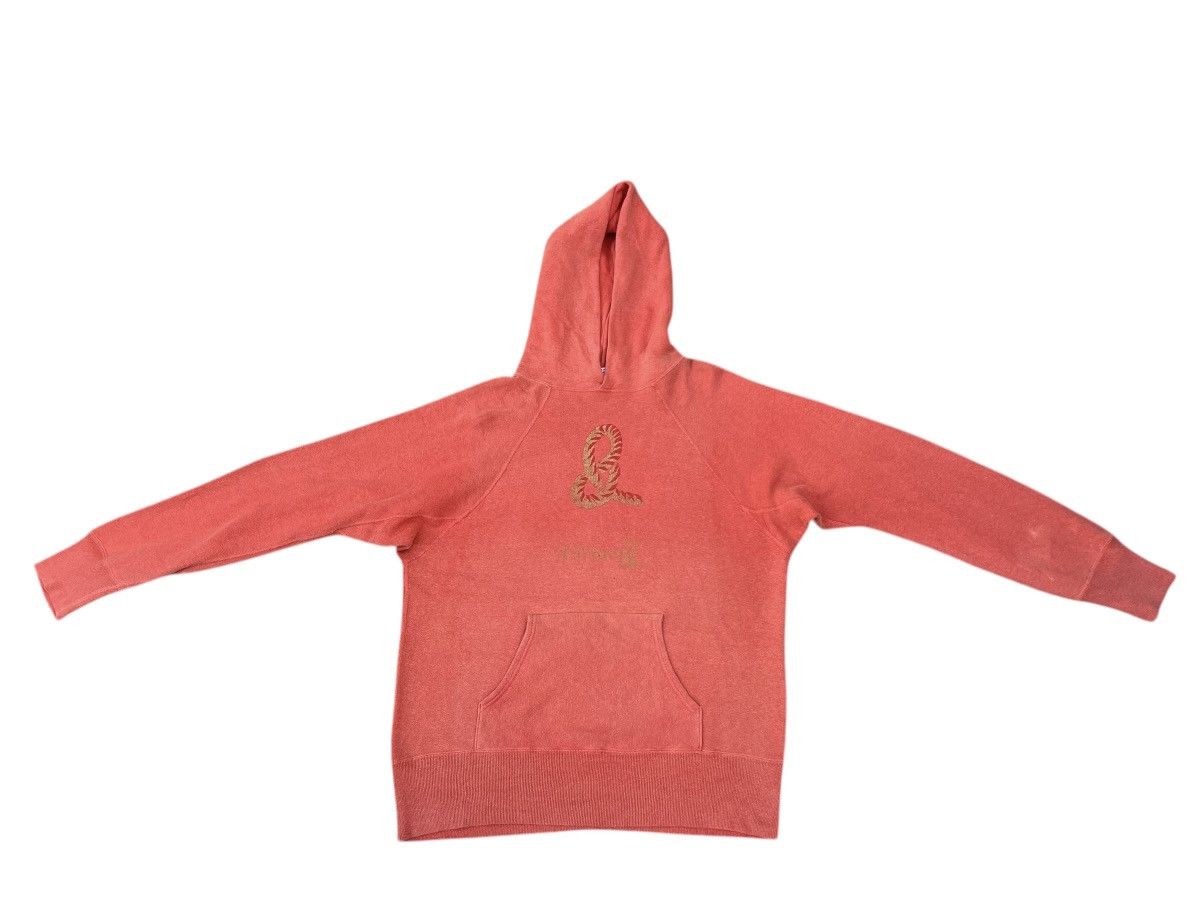 45rpm Size3 Vintage 45rpm NMD Japan Faded Orange Hoodie Sweatshirt Size US L / EU 52-54 / 3 - 1 Thumbnail