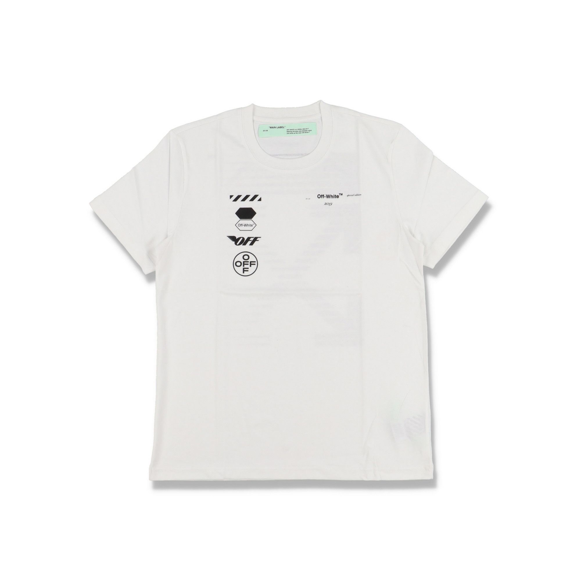 Off-White White Special Edition Racing Arrows Logo T-Shirt Size XL / US 12-14 / IT 48-50 - 2 Thumbnail