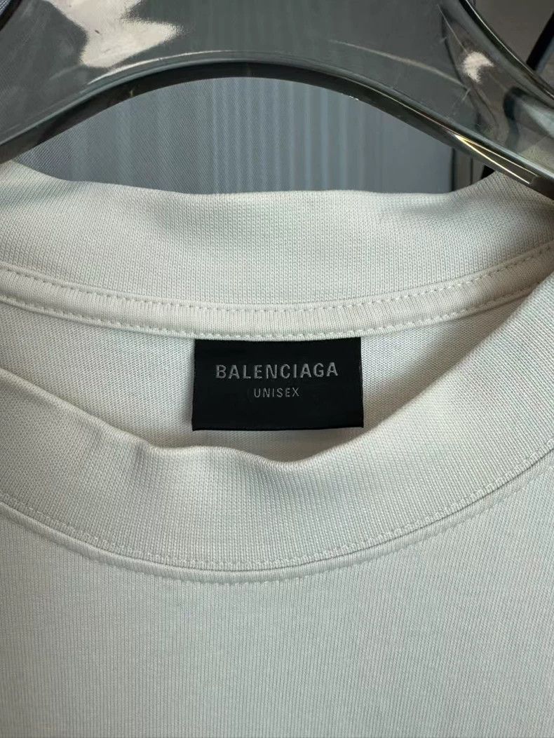 Balenciaga Balenciaga White dissolve blur coke short sleeves Size US M / EU 48-50 / 2 - 3 Thumbnail