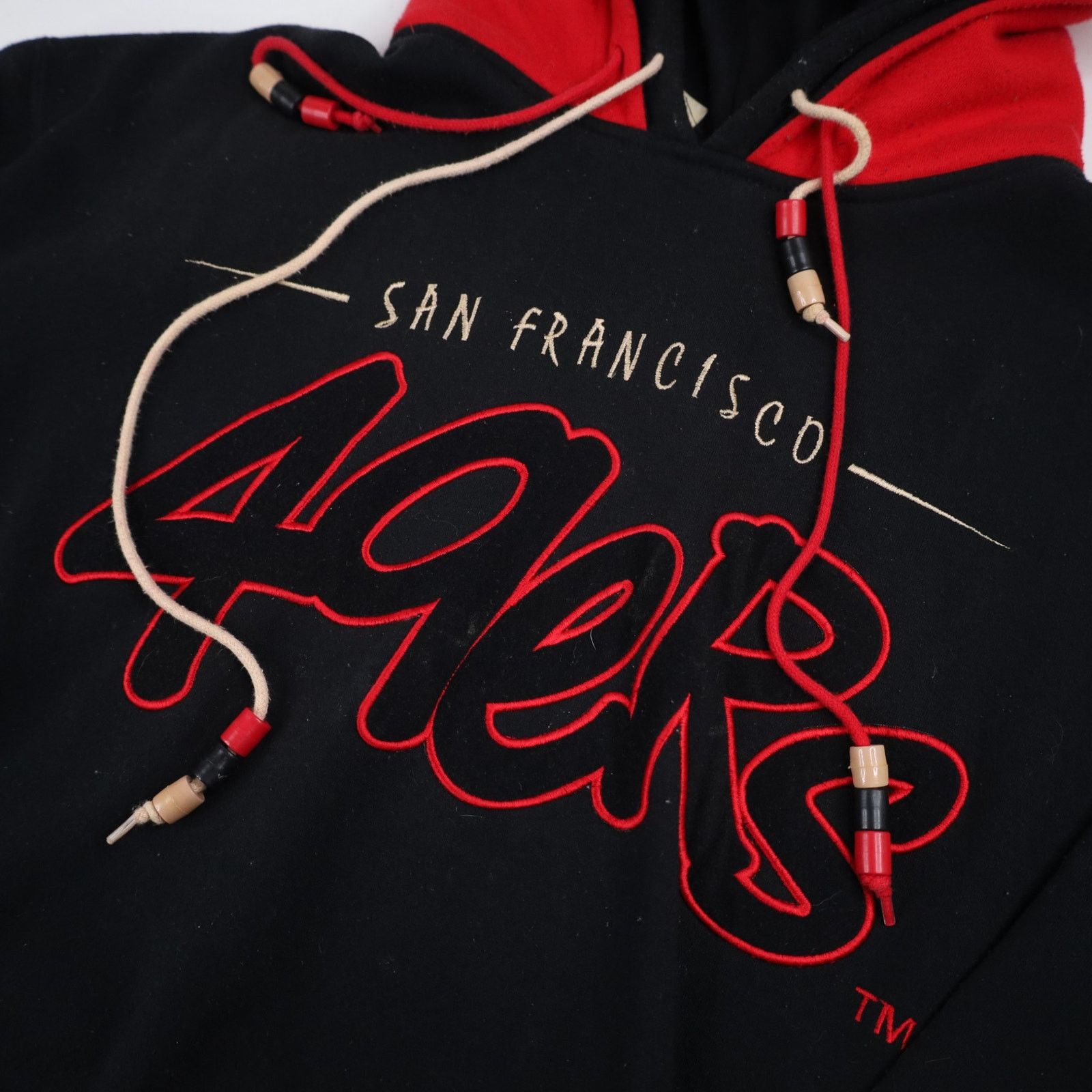 NFL × Starter × Vintage Vintage 90s Starter San Francisco 49ers Double Hood Hoodie Size US L / EU 52-54 / 3 - 6 Thumbnail