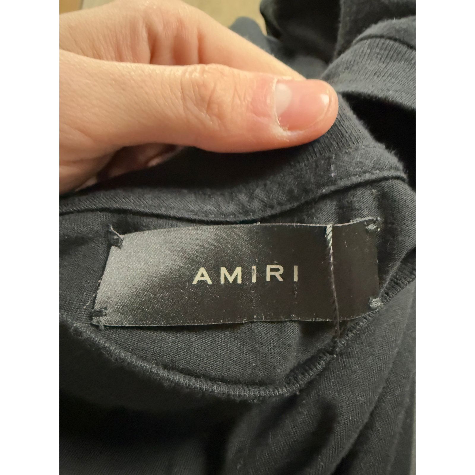 Amiri Amiri Tee Black Red Palm Medium Used Size US M / EU 48-50 / 2 - 2 Thumbnail