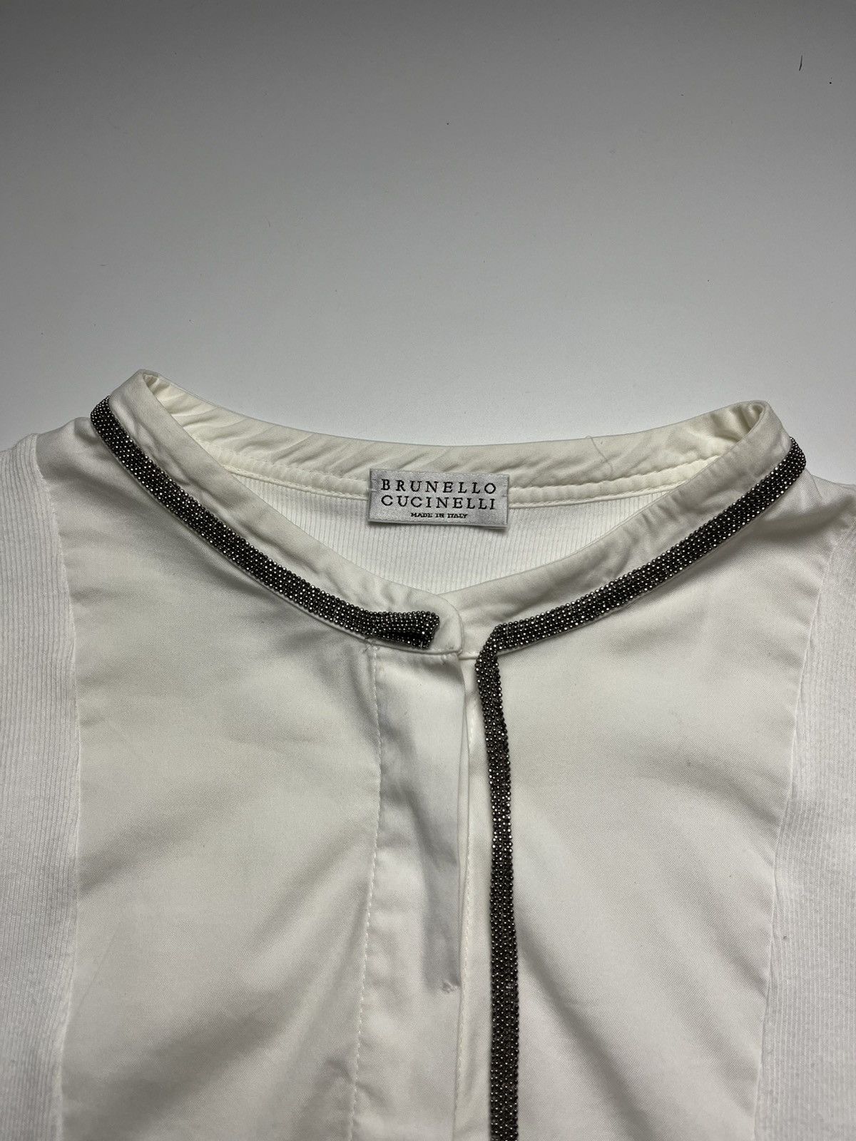 Brunello Cucinelli Brunello Cucinelli Monili Trim long-sleeve shirt Size XXL / US 16-18 / IT 52-54 - 5 Thumbnail