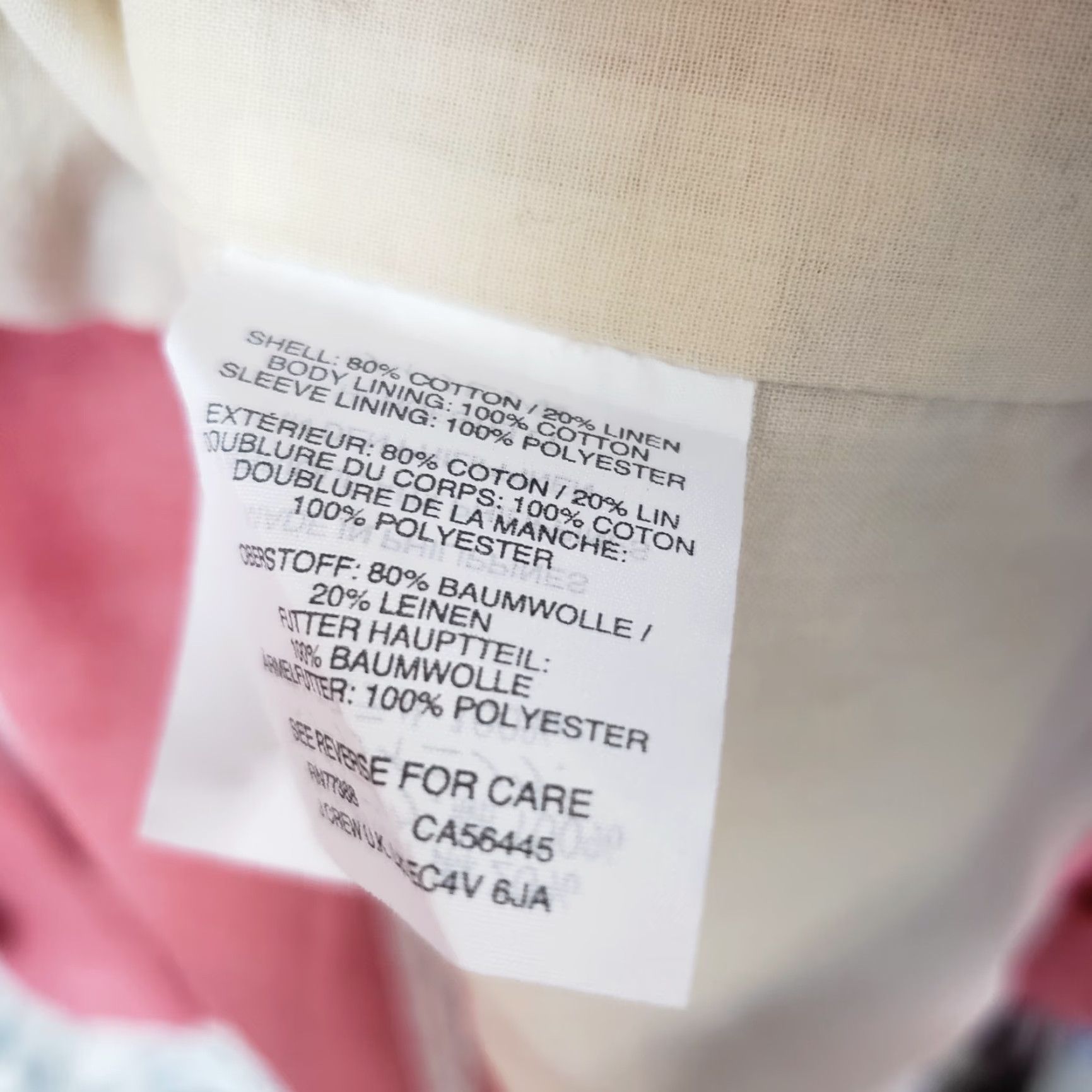 J.Crew J.CREW Blazer Womens Unstructured Sz 10 Red Cotton Linen Blend Shirt / Jacket (Regular) - Blazer - 10 - Red - Solid - Women Size L / US 10 / IT 46 - 5 Thumbnail