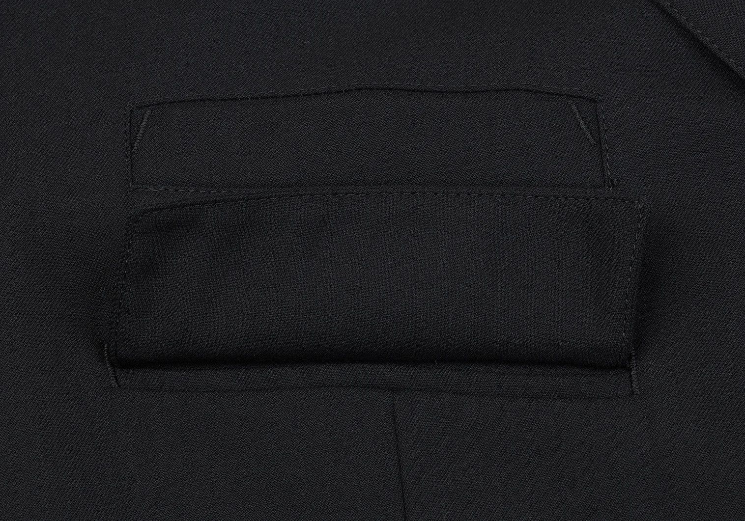 Jean Paul Gaultier Wool Nylon Pocket Design 3-Button Jacket in Black 50 Size US M / EU 48-50 / 2 - 8 Thumbnail