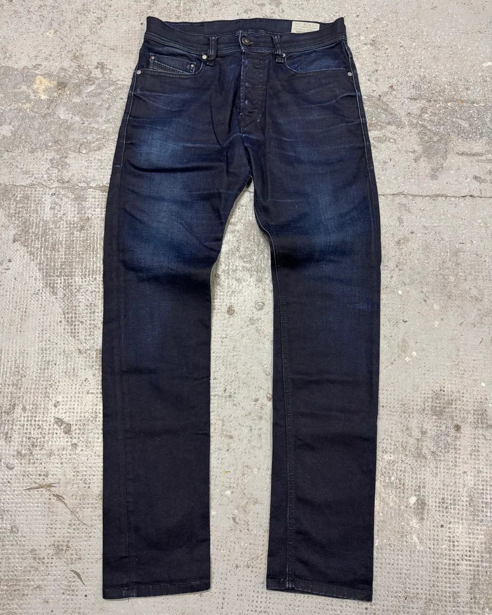 Diesel × Vintage Diesel Blue Waxed Navy Denim Skinny Jeans Size US 28 / EU 44 - 1 Thumbnail