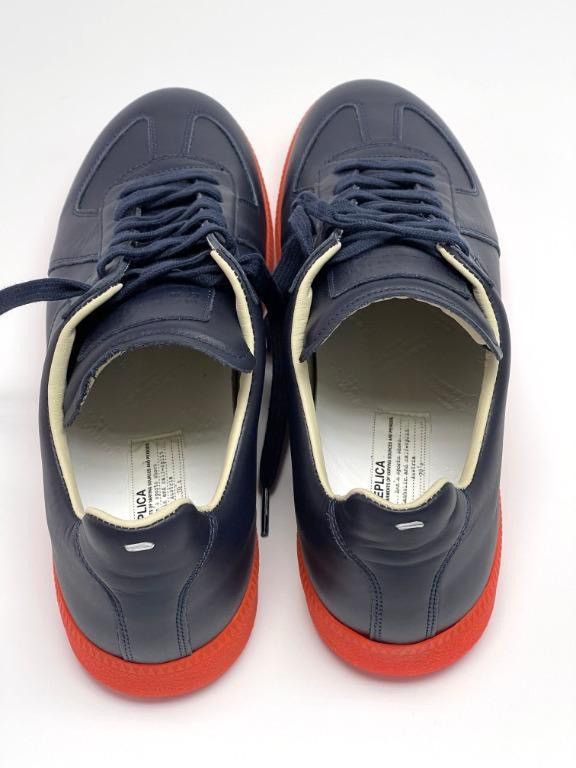 Maison Margiela MMM maison martin margiela navy GAT replica sneakers Size US 12 / EU 45 - 5 Thumbnail