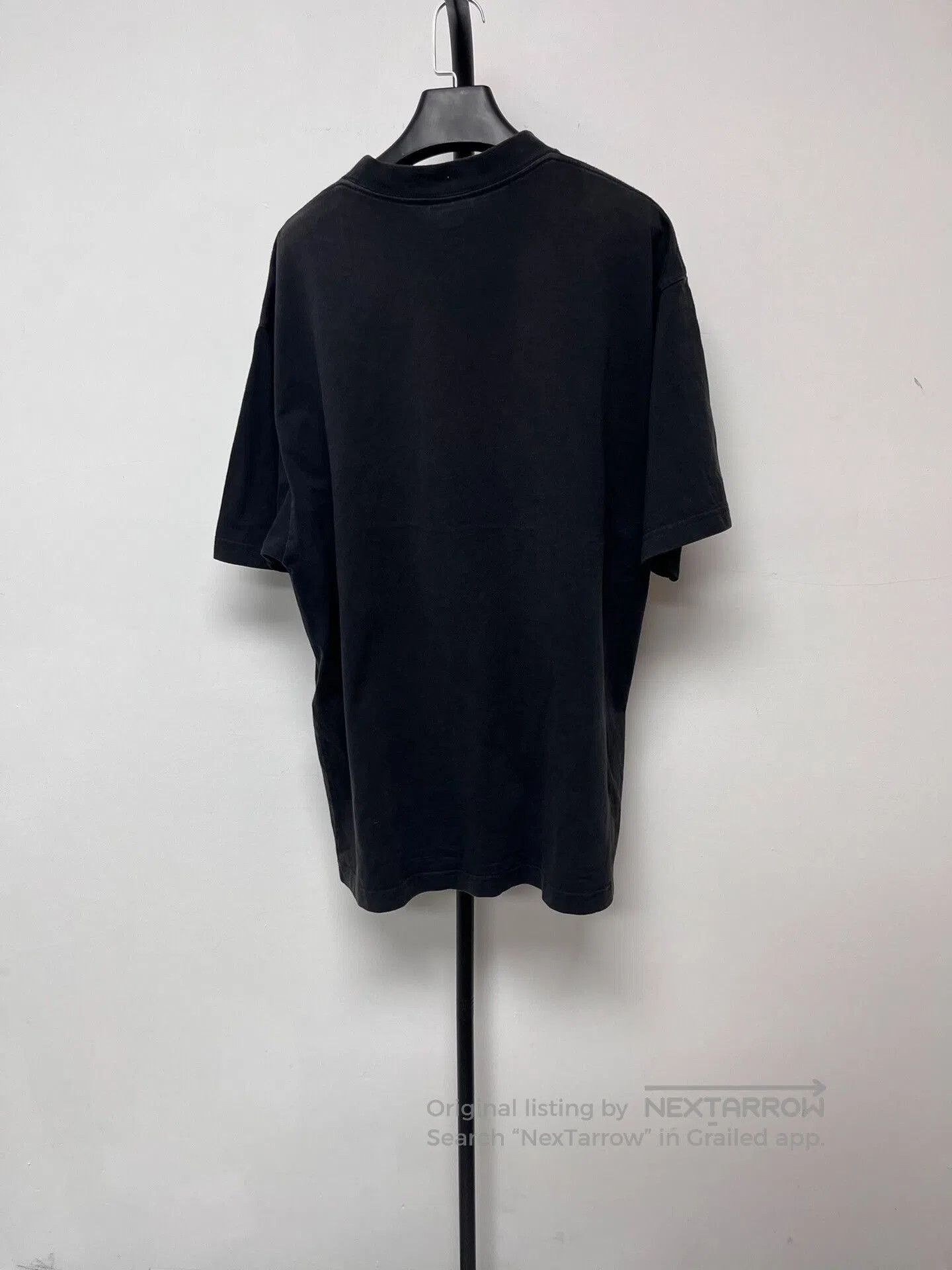 Balenciaga balenciaga black logo printed short sleeve t. Size US S / EU 44-46 / 1 - 2 Thumbnail
