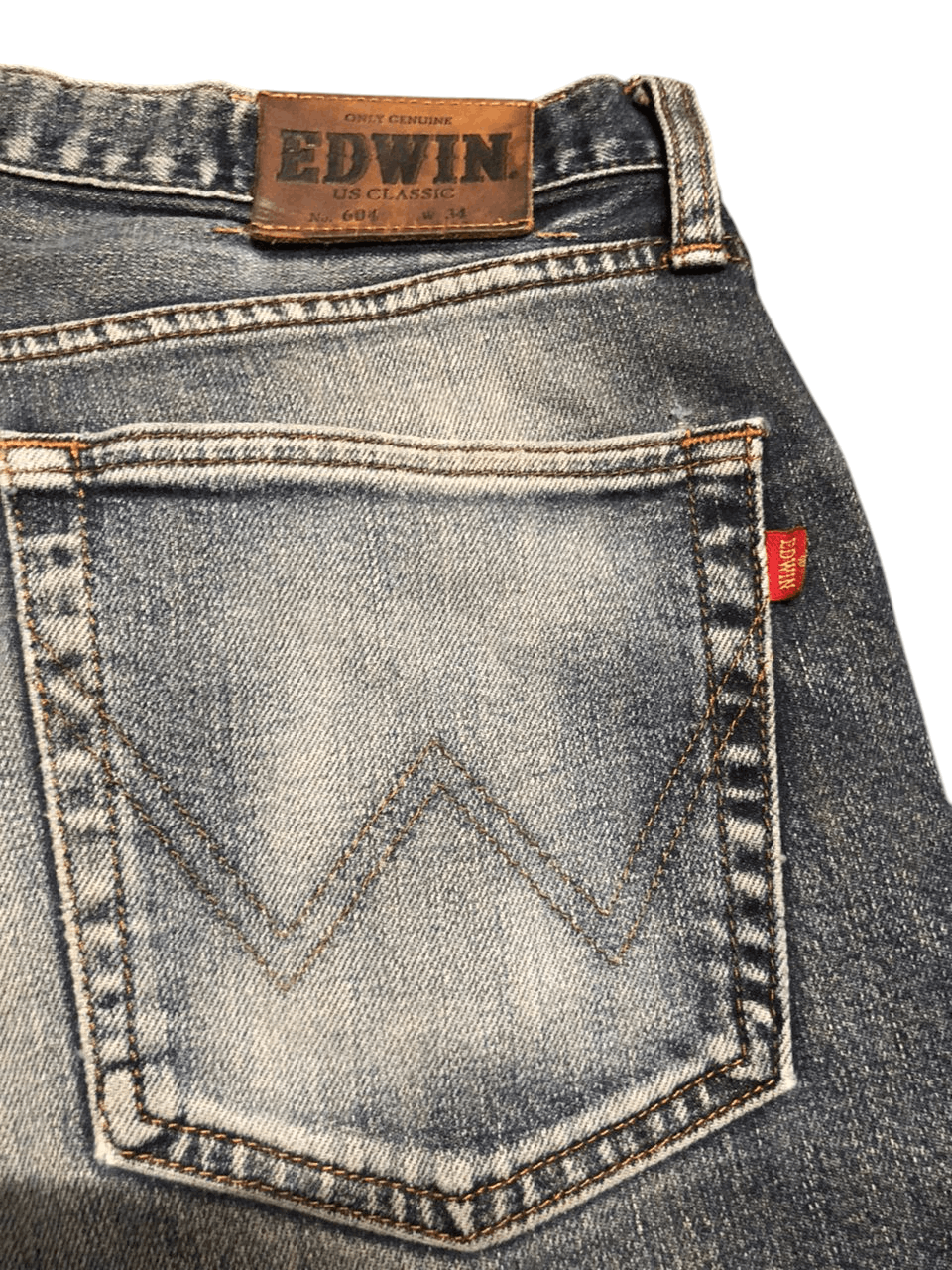 Edwin Vintage Edwin 604 Flare Distressed Dirty Denim Pants Size US 33 - 16 Thumbnail