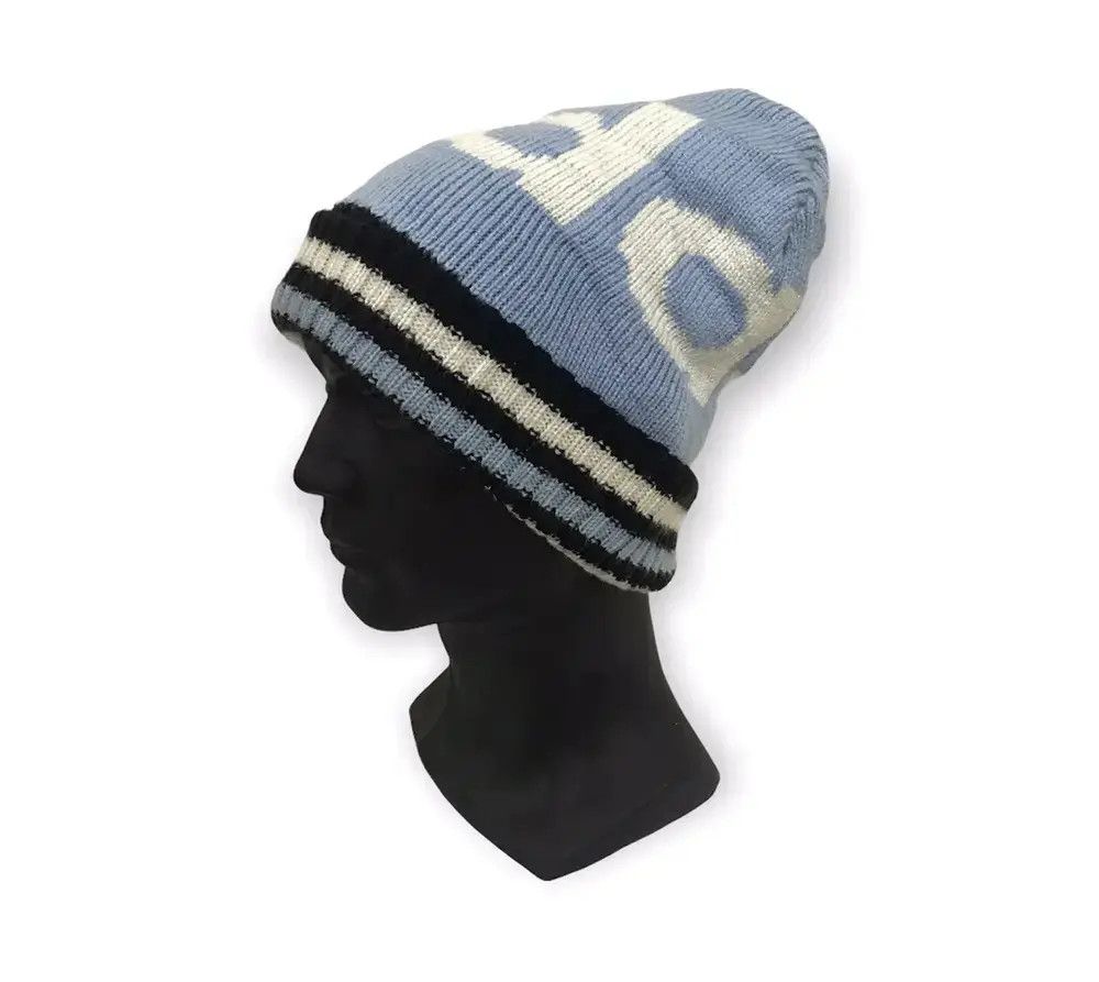 Adidas × Vintage Vintage Adidas Spellout Beanie Hat Size ONE SIZE - 2 Thumbnail