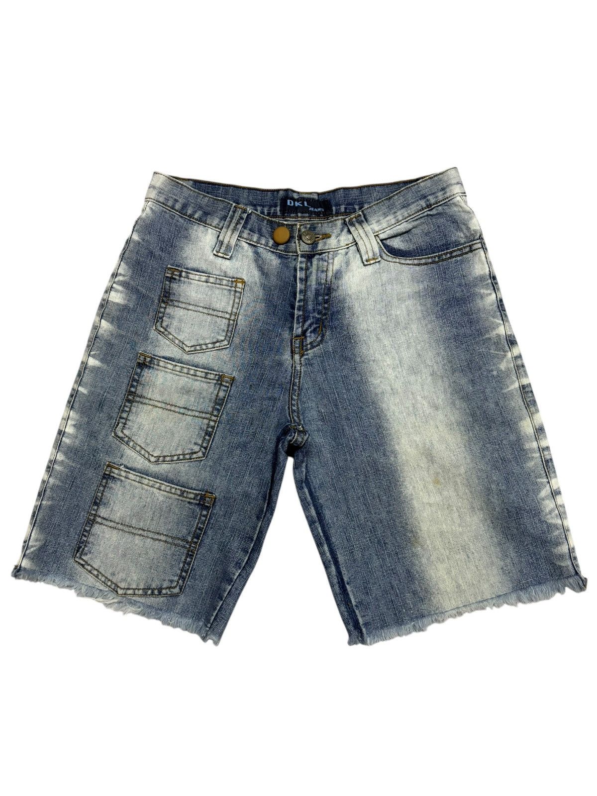 Japanese Brand Vtg DKL Japan Blue Washed Short Jeans Size US 28 / EU 44 - 1 Thumbnail
