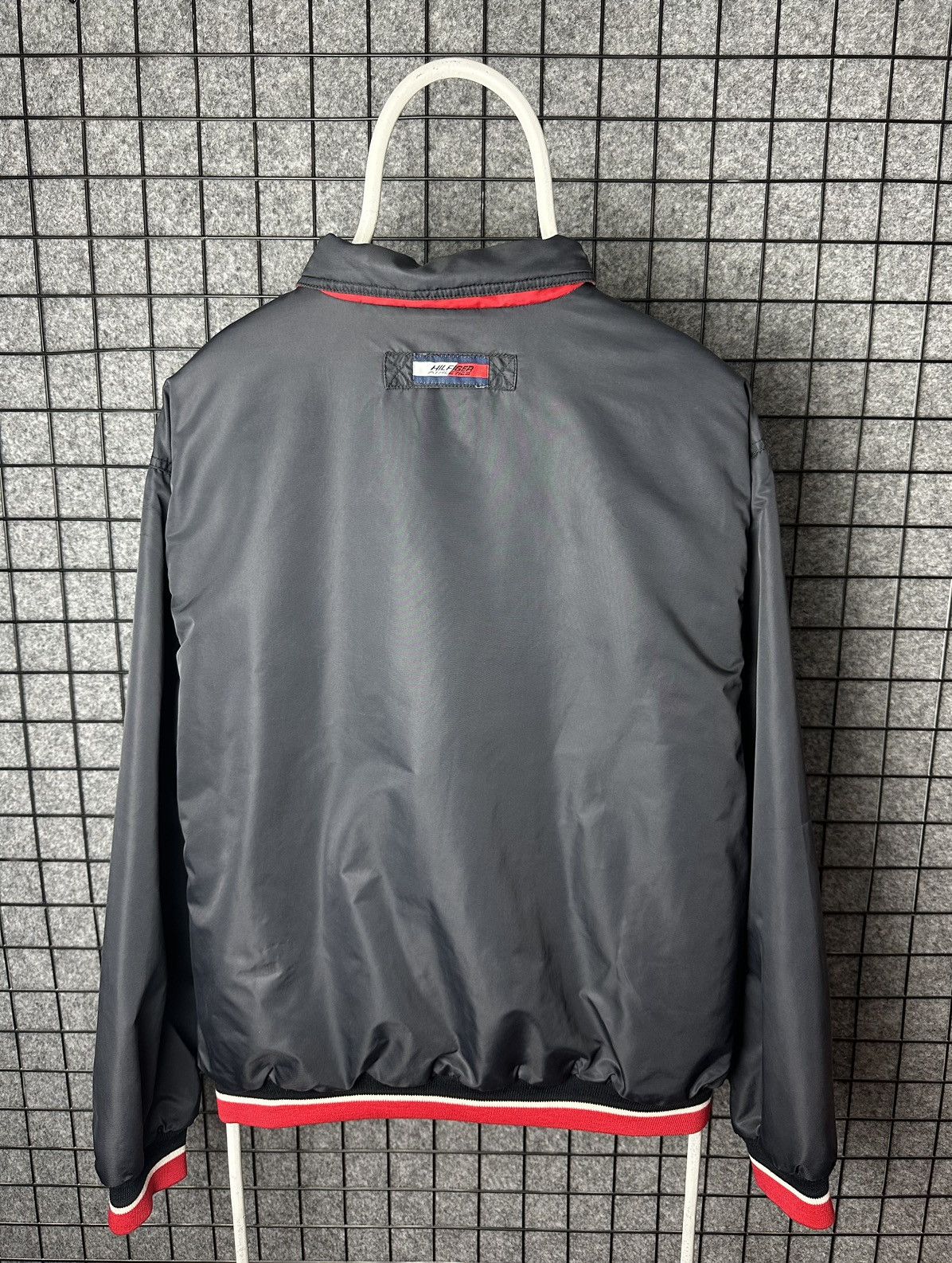 Tommy Hilfiger × Tommy Jeans Tommy Hilfiger Athletics Snap Button Nylon Bomber Size M Size US M / EU 48-50 / 2 - 15 Thumbnail
