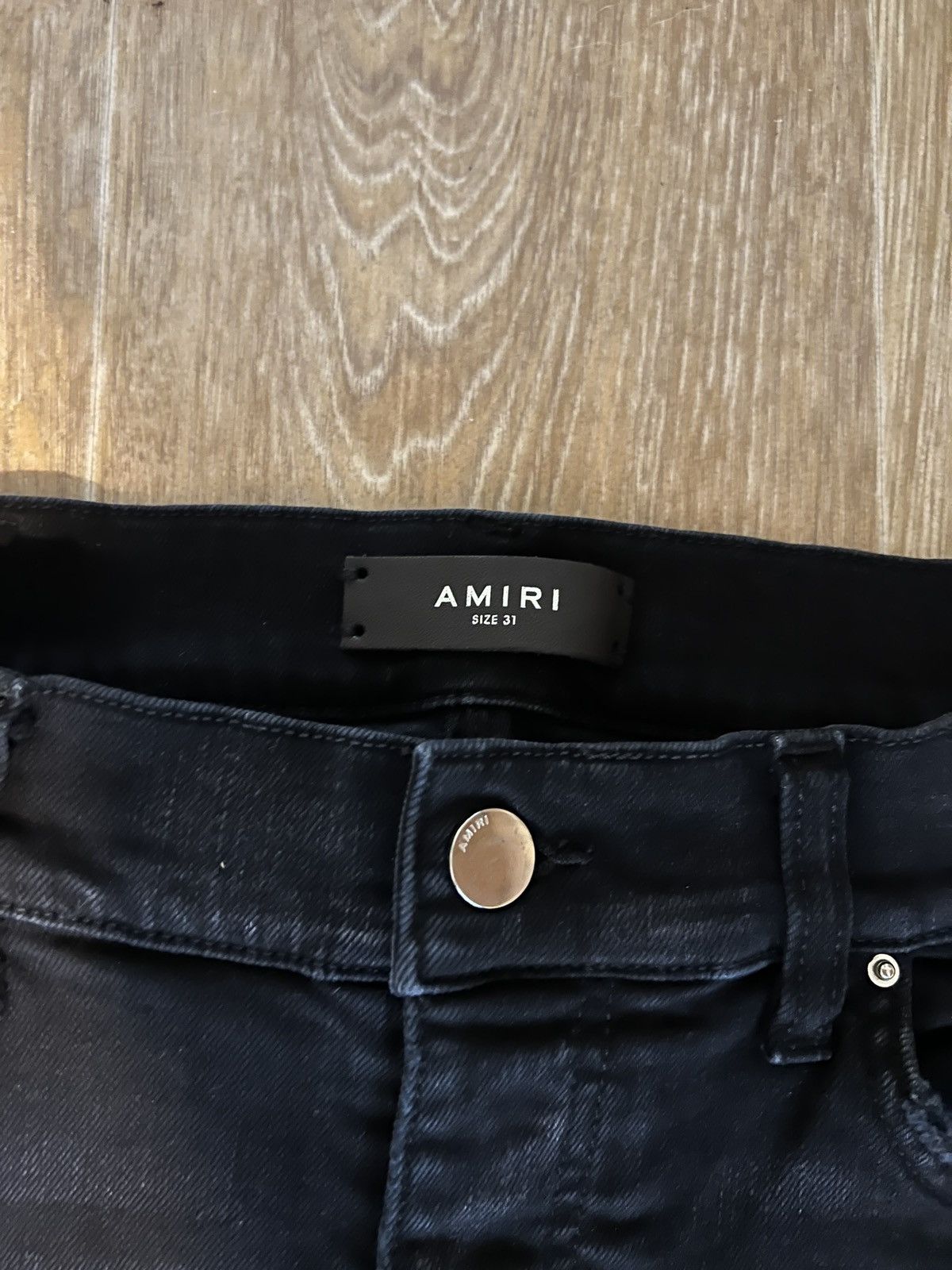 Amiri Amiri MX1 Plaid Thrasher Jeans Black Size US 31 - 5 Thumbnail