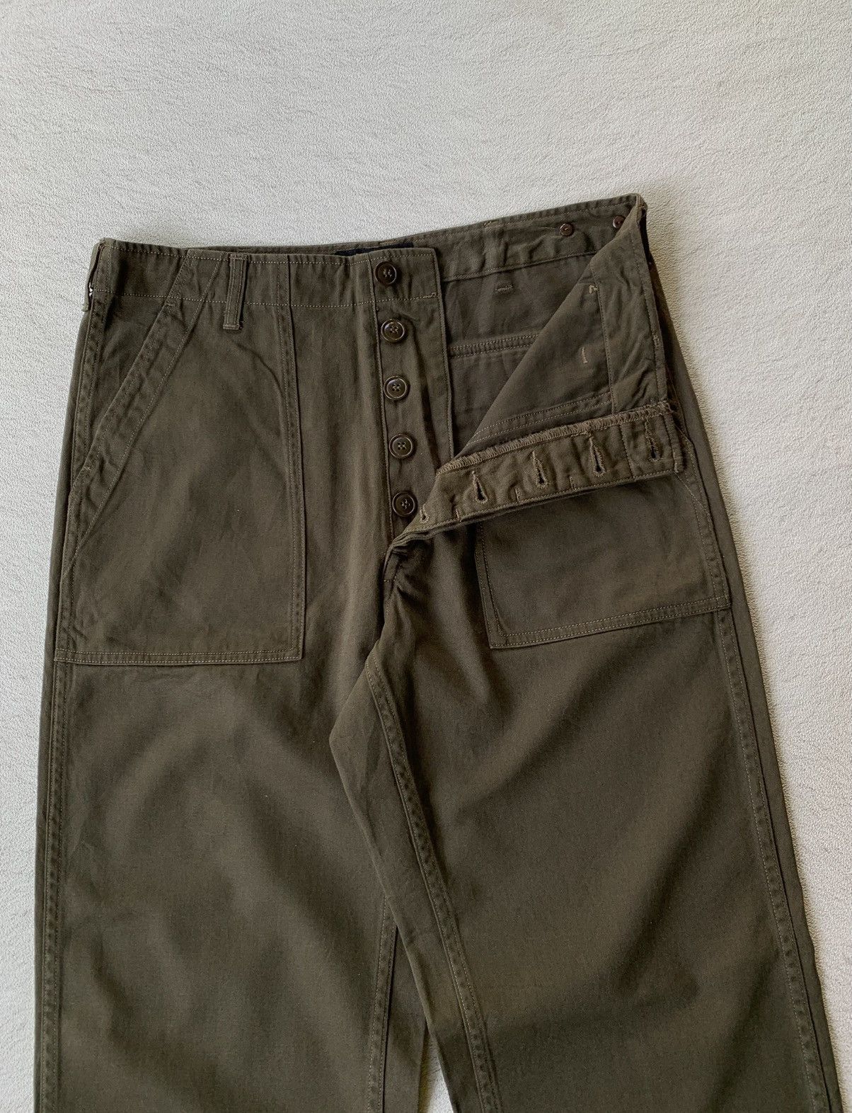 Simons Real Simons Co. Fatigue Military Pants Size US 33 - 3 Thumbnail