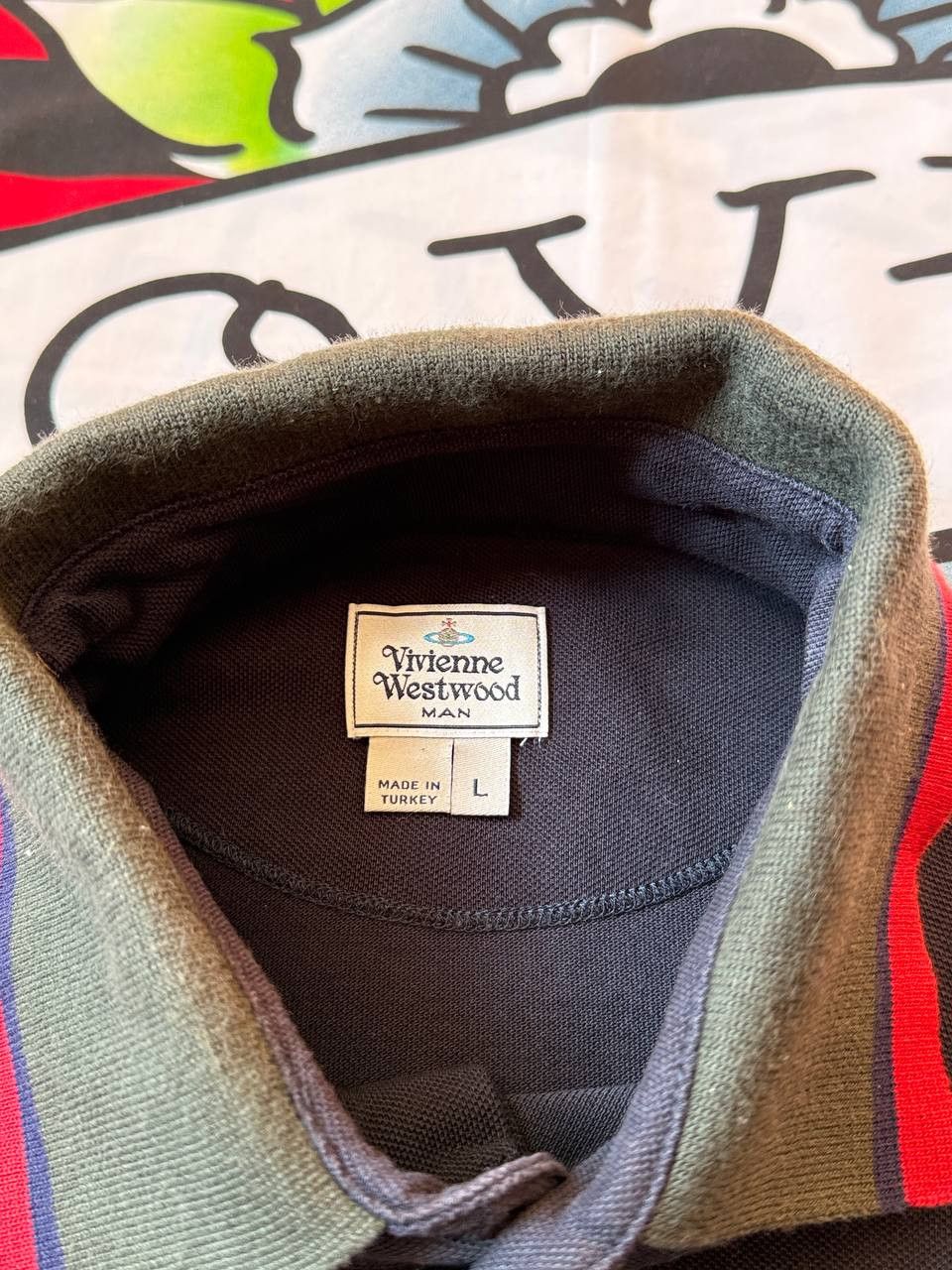 Vivienne Westwood Vivienne Westwood polo shirt in navy Size L Size US L / EU 52-54 / 3 - 3 Thumbnail