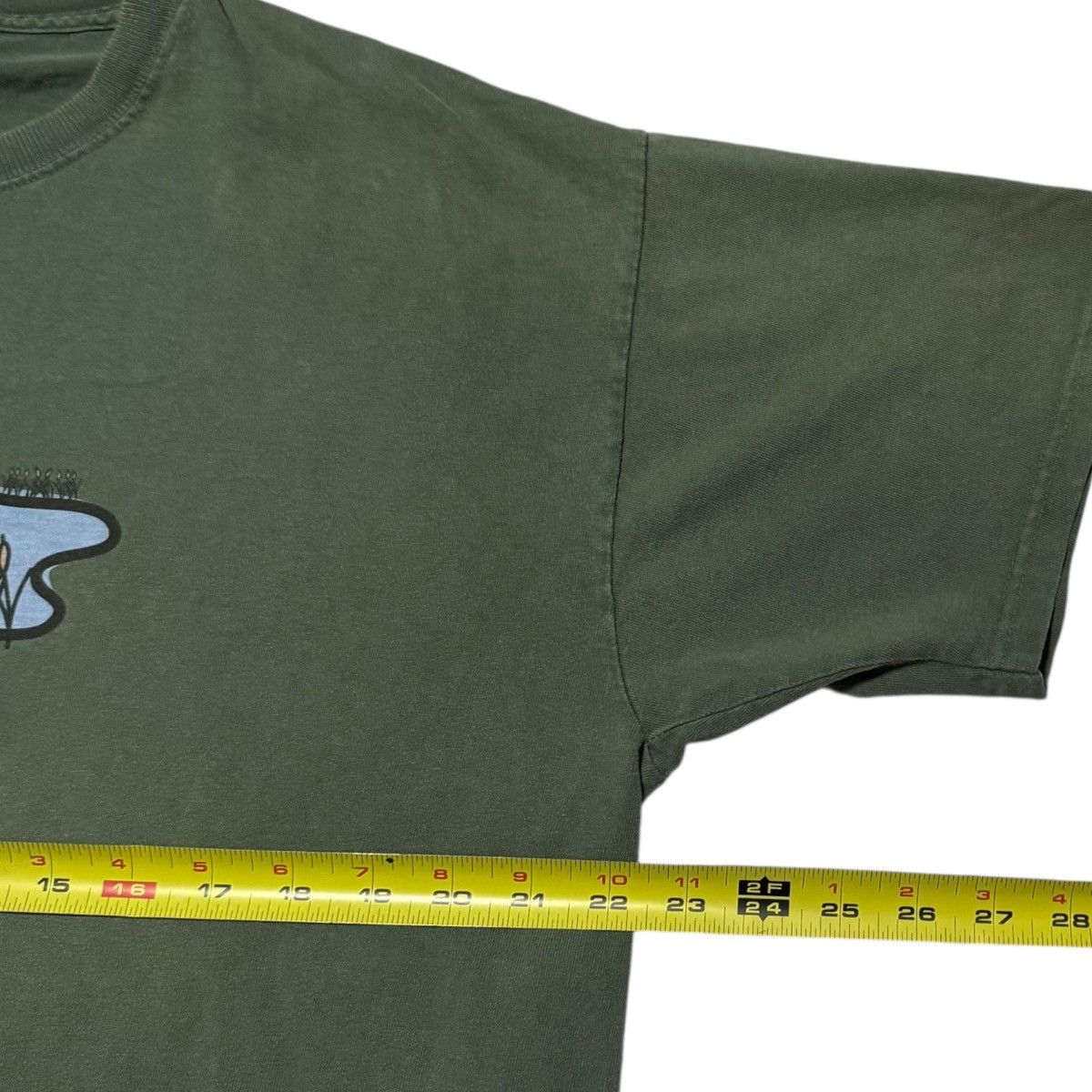 Vintage Vintage Life is Crap Golfing Green Faded Shirt Men's Large Size US L / EU 52-54 / 3 - 7 Thumbnail