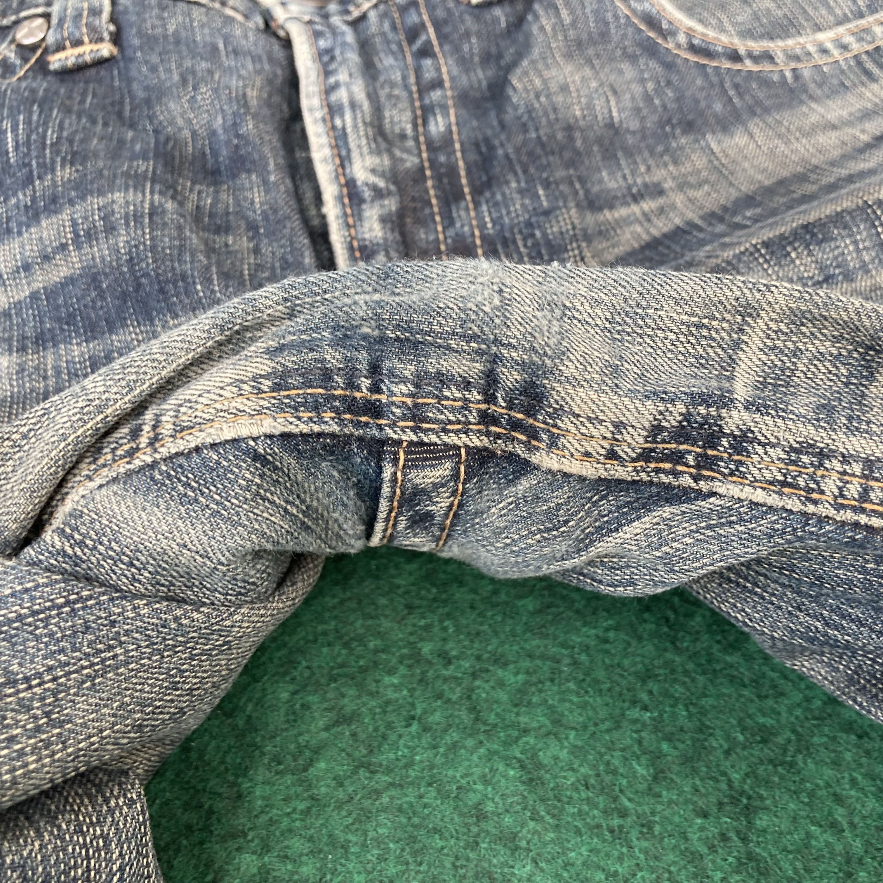 Edwin × Japanese Brand 33x32 Vtg Edwin EFunction Denim Zipper Denim Baggy Jeans Size US 33 - 7 Thumbnail