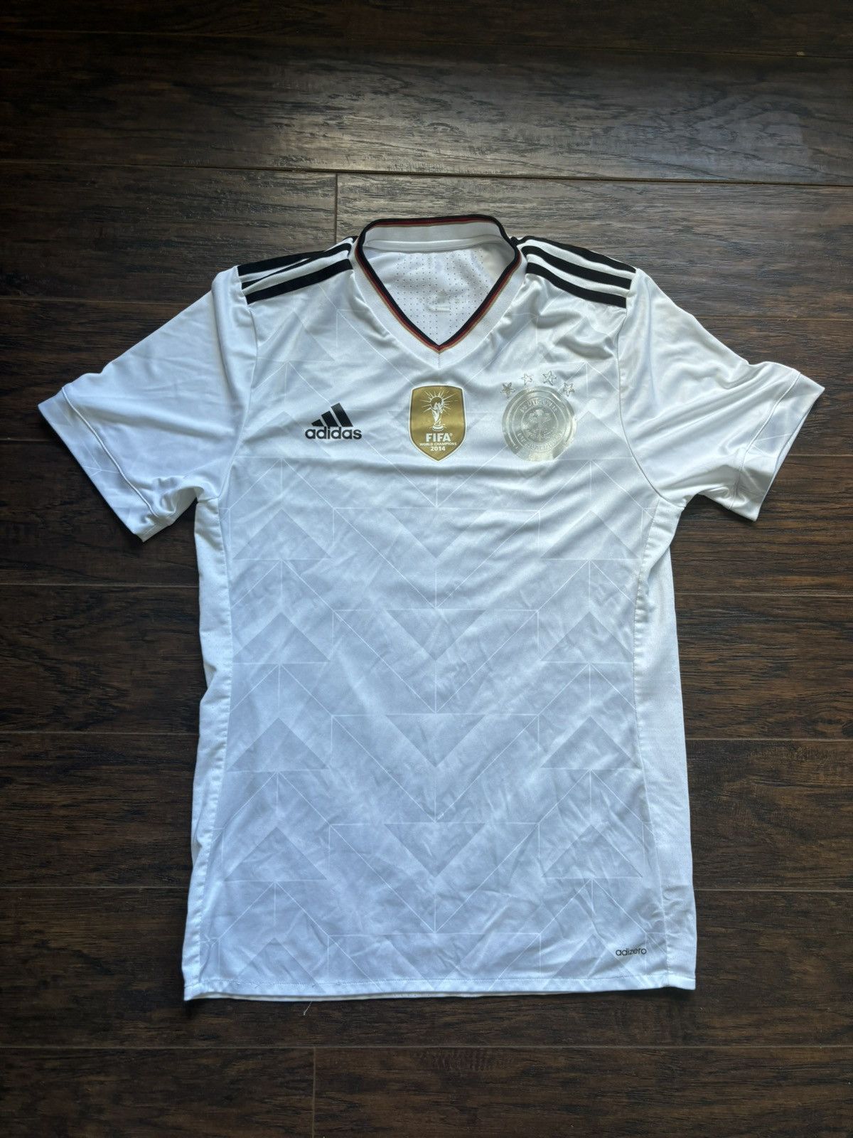 Adidas Germany Adidas 2014 World Cup Champions Soccer Jersey Size US M / EU 48-50 / 2 - 1 Thumbnail