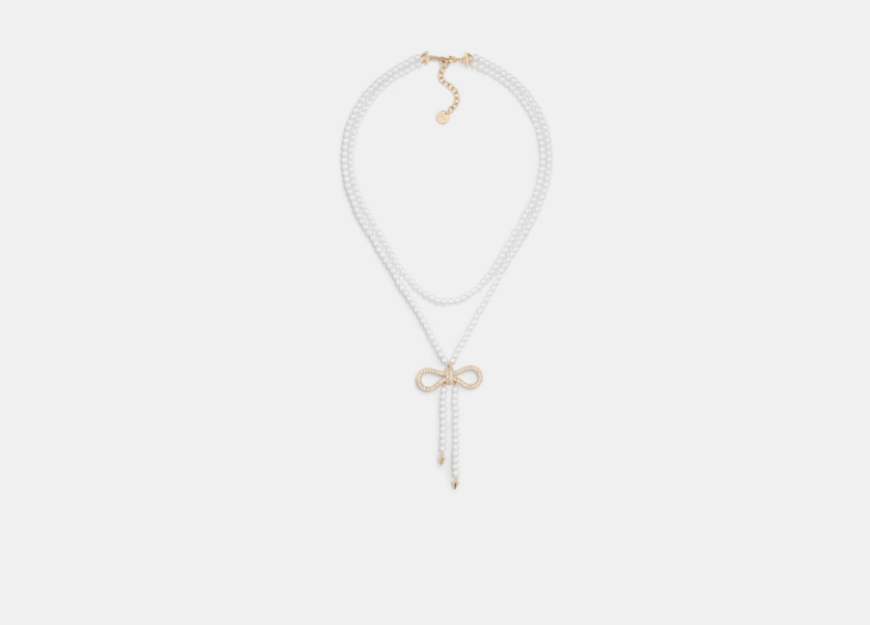 Dior o1w1db10126 N3087W Size : OS / Necklace in White/Silver Size ONE SIZE - 1 Thumbnail