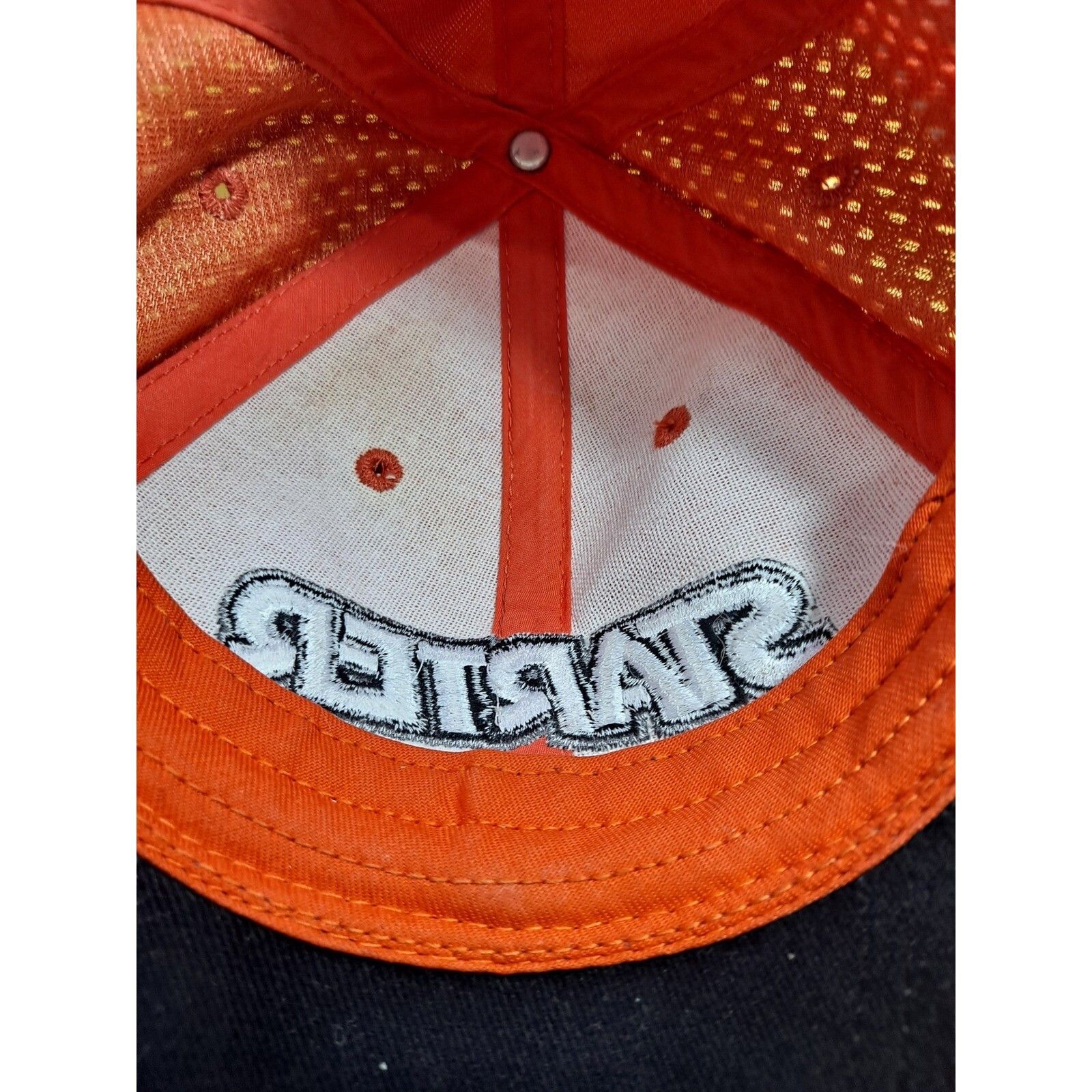 Starter Starter Hat Athletic Baseball Cap Adjustable Orange One Size Size ONE SIZE - 5 Thumbnail