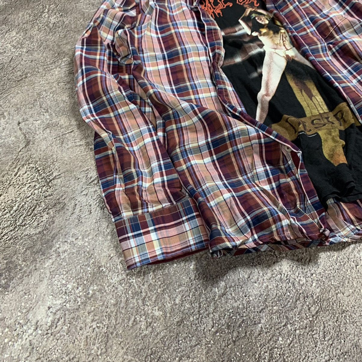 Flannel vintage flannel plaid shirt checkered streetwear 90s Y2K Size US S / EU 44-46 / 1 - 2 Thumbnail