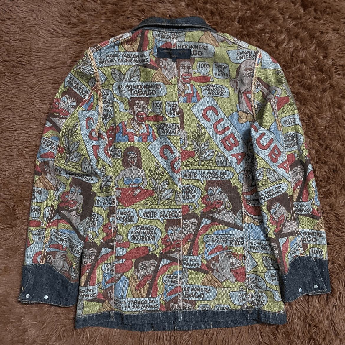 Comme des Garcons Homme Plus Comme Des Garcons Homme 03SS Cuba Archive Jacket-2508 Size US S / EU 44-46 / 1 - 1 Thumbnail