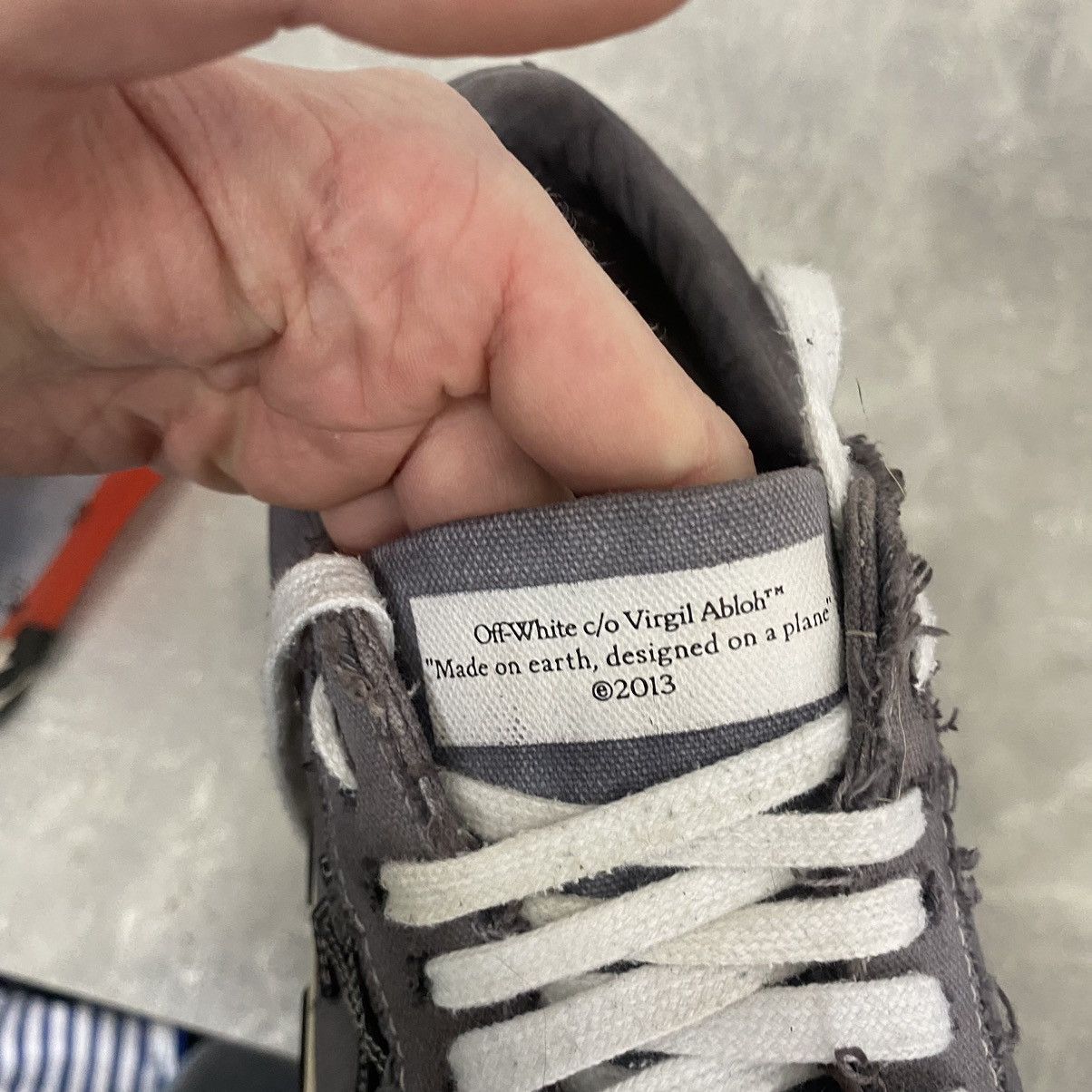 Off-White Off White Sneakers Low Top Vulcanized Size US 10 / EU 43 - 8 Thumbnail