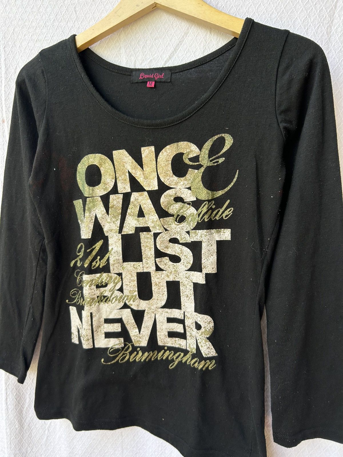 Japanese Brand Liquid girl japanese style poem longsleeve Size US S / EU 44-46 / 1 - 3 Thumbnail