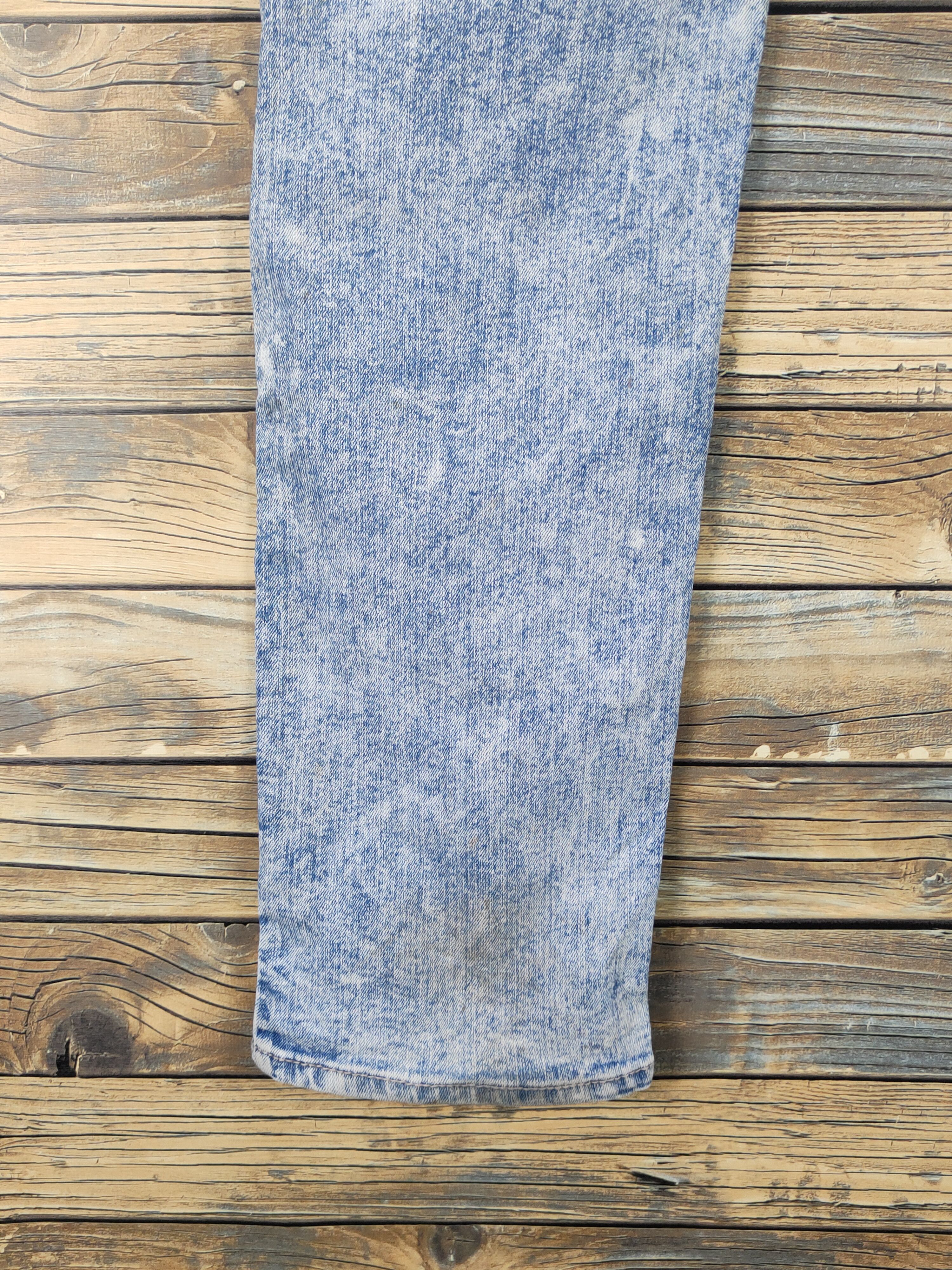 Japanese Brand Avail Mode Blue Distressed Ripped vintage denim Jeans #W1565 Size US 34 / EU 50 - 9 Thumbnail