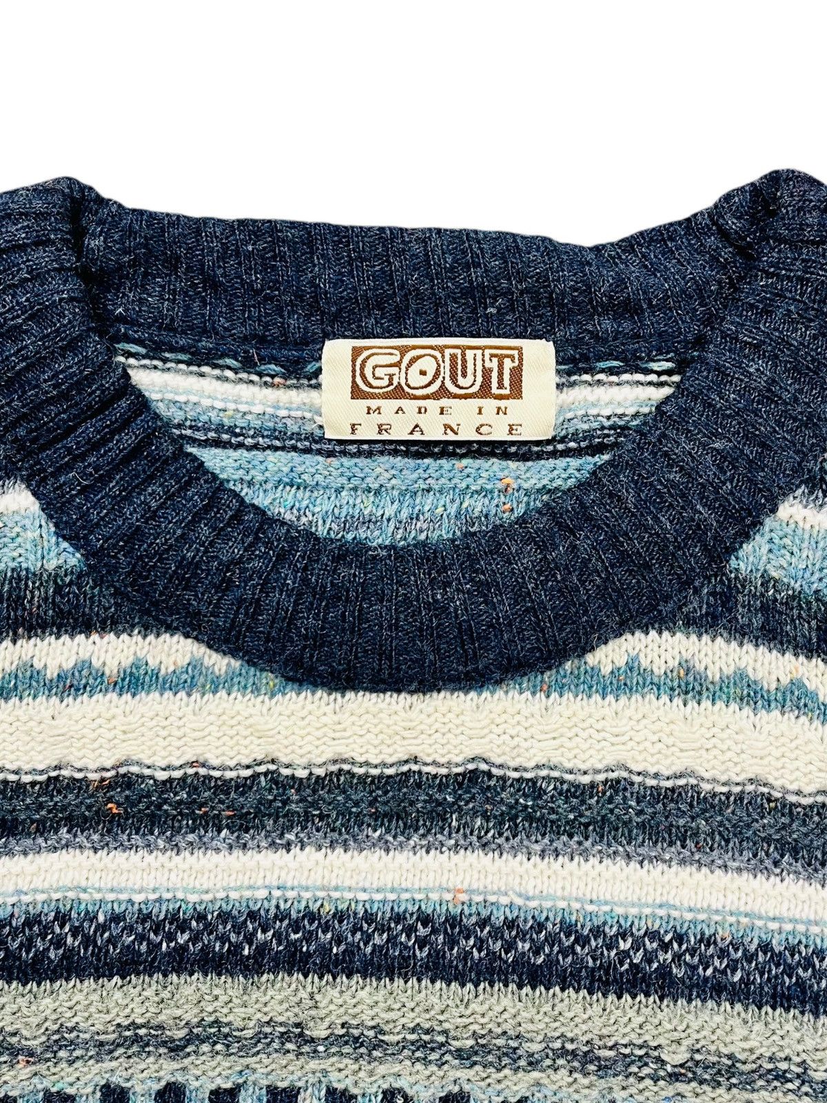 Hysteric Glamour 1980s Gout France - Kurt Cobain Style Knitted Sweater Size US L / EU 52-54 / 3 - 5 Thumbnail