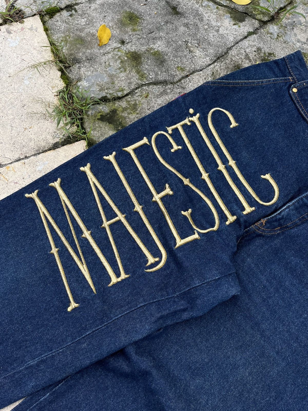 Majestic Vtg Majestic Japan Blue Jeans Size US 34 / EU 50 - 5 Thumbnail