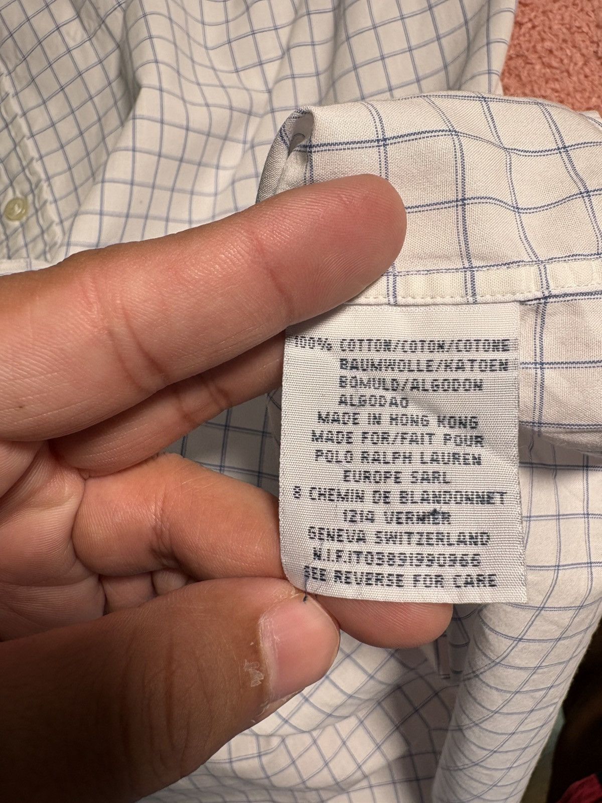 Polo Ralph Lauren Vintage Polo Ralph Lauren Yarmouth Graph Check Shirt15 32/33 Size US M / EU 48-50 / 2 - 10 Thumbnail