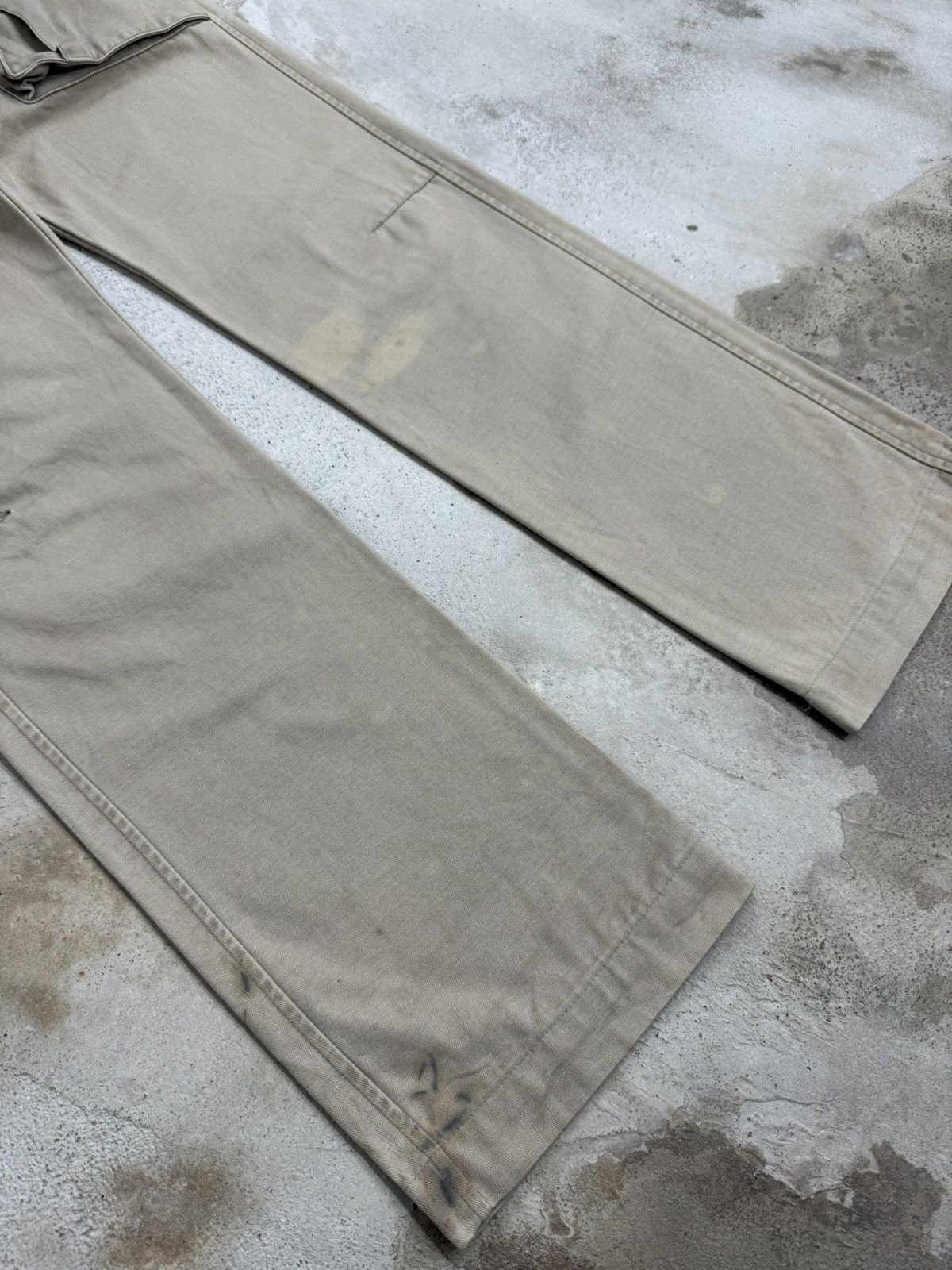 Japanese Brand Vintage Y2K Rescue Squad Studded Pocket High Oz Denim Size US 32 / EU 48 - 5 Thumbnail