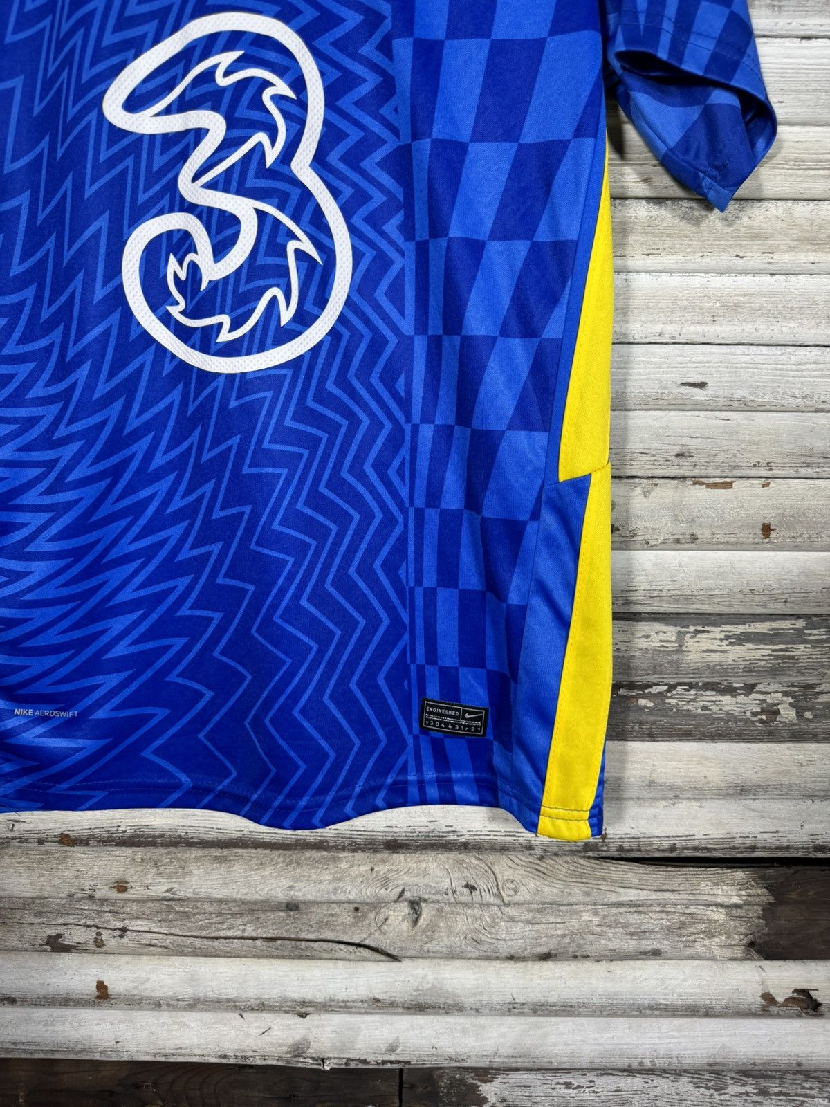 Nike CHELSEA LONDON ENGLAND HOME FOOTBALL SHIRT 2021-2022 JERSEY Size US XL / EU 56 / 4 - 2 Thumbnail