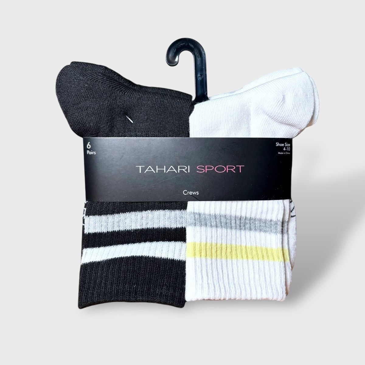 Elie Tahari Tahari Sport Women’s Assrtd Crew Ribbed Leg 6 pack Size 4-10 Size ONE SIZE - 1 Thumbnail
