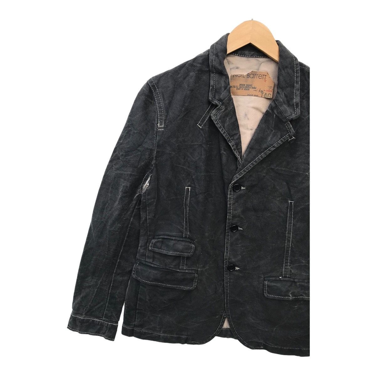Neil Barrett Neil Barrett Bleached Casual Jacket Coat Size US S / EU 44-46 / 1 - 3 Thumbnail