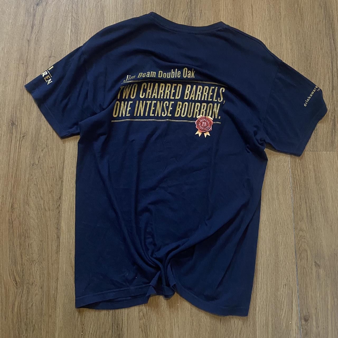 Other Navy Jim Beam T-shirt Whiksey Vintage Boxy Size US L / EU 52-54 / 3 - 2 Thumbnail