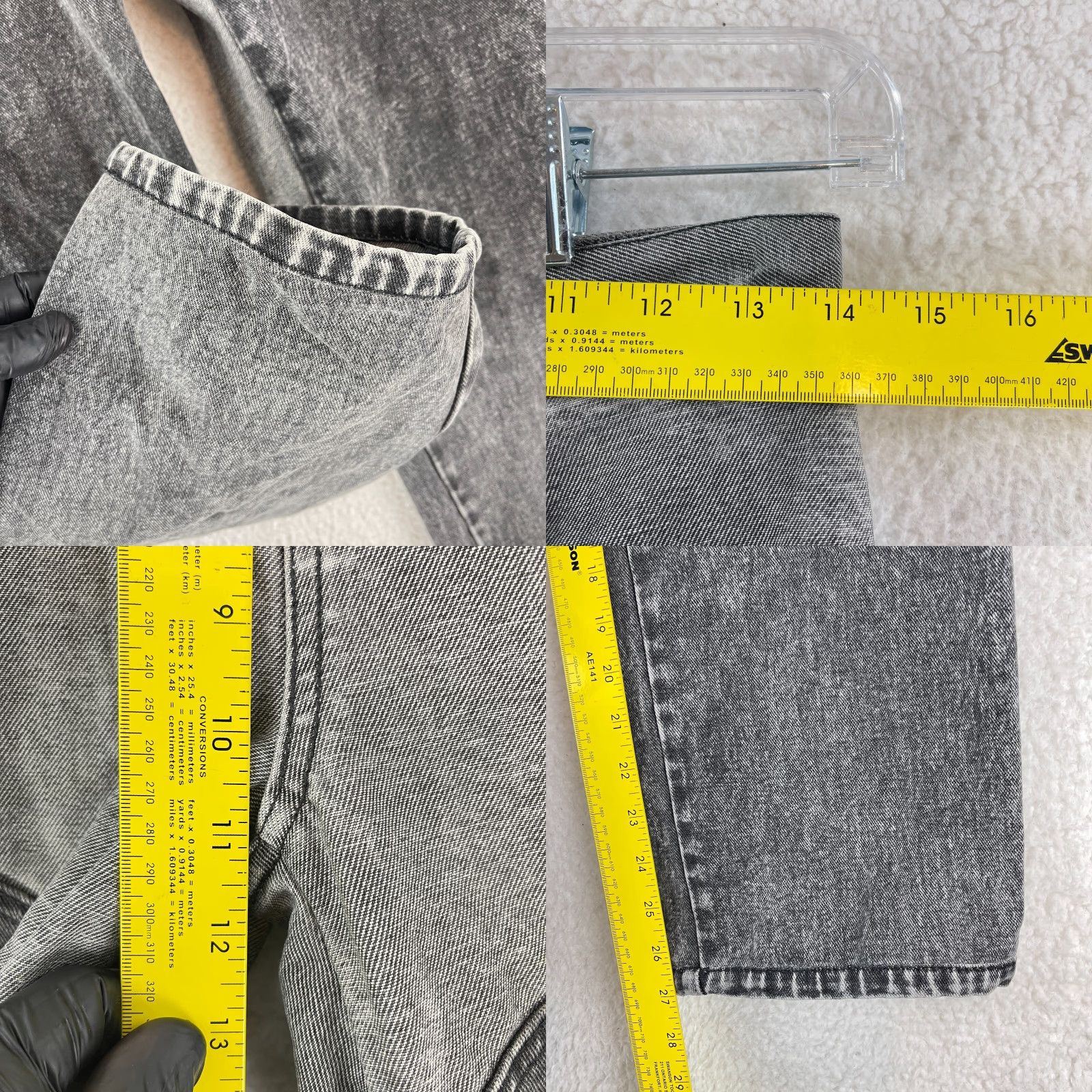 Andersson Bell Andersson Bell Tom Reverse Jeans Size 29 Washed Black Mens Size US 29 - 9 Thumbnail
