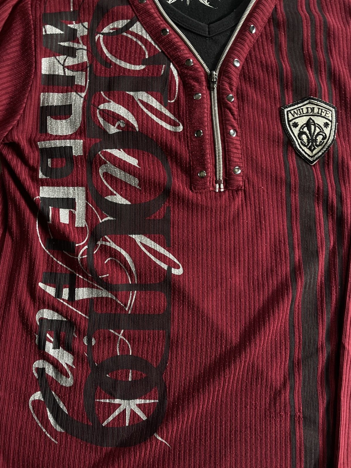 If Six Was Nine 2000s Japanese archive Vkei Layered Poem Long Sleeve Tee Size US M / EU 48-50 / 2 - 8 Thumbnail