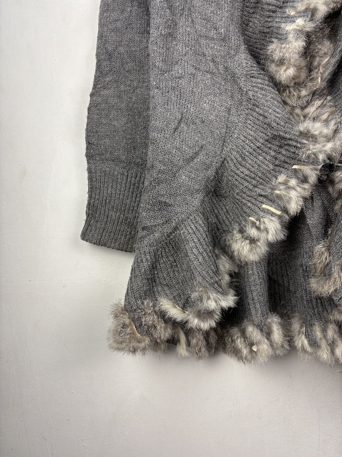Vintage Steal!! Vintage Faux Fur Cardigan Jacket Shag Shaggy Size US M / EU 48-50 / 2 - 3 Thumbnail