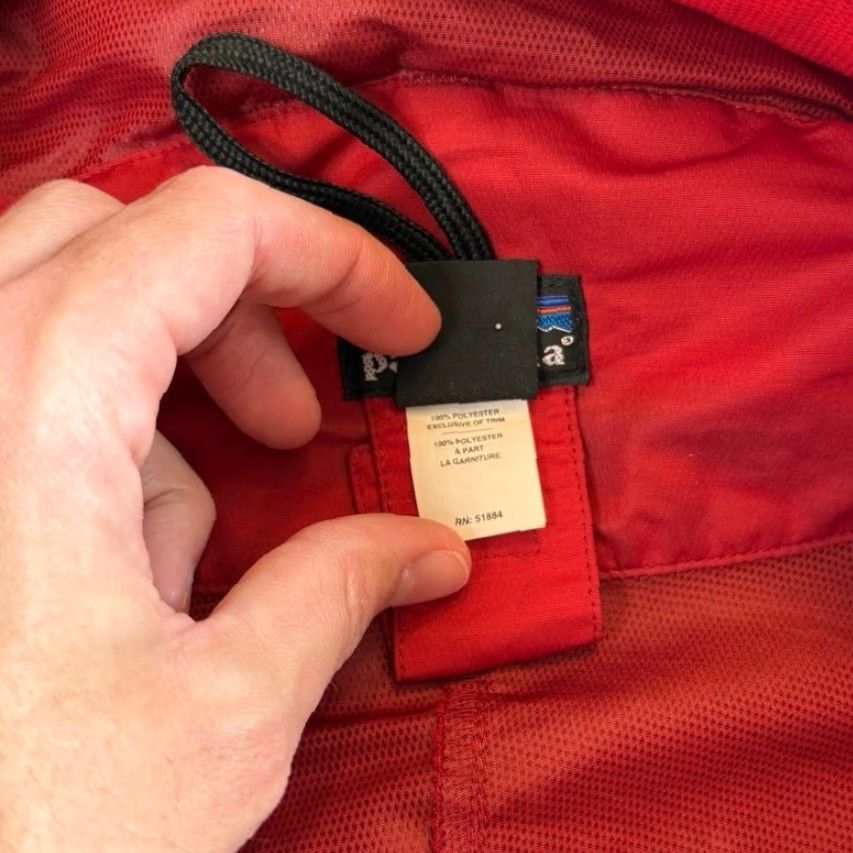 Patagonia VINTAGE Patagonia Mountain Parka Regulator Rain Jacket XL Men Red Windbreaker Zip Jacket Fall 2002 Outdoor Nature Hiking Mens Size US XL / EU 56 / 4 - 6 Thumbnail