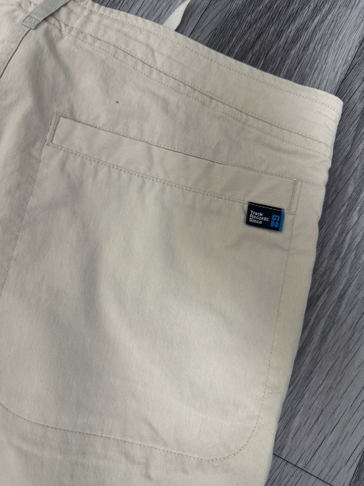 Nike × Vintage Nike Vintage Beige Baggy Sweatpants hype tn shox 90s Size US 32 / EU 48 - 8 Thumbnail