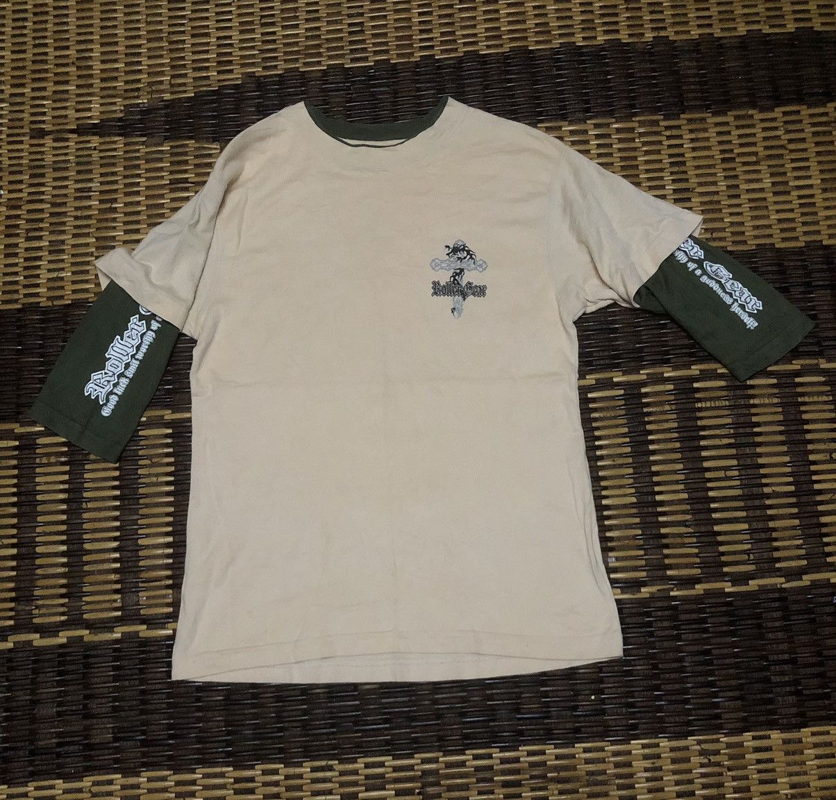 Japanese Brand If Six Was Nine x Roller Gear Cross Logo Style 3q Tee Shirt Size US S / EU 44-46 / 1 - 9 Thumbnail