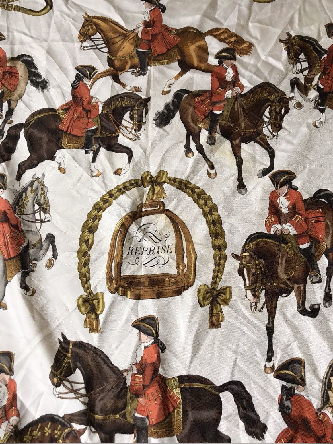 Hermes Hermes Paris Reprise by Ledoux Silk Scarf Size ONE SIZE - 5 Thumbnail