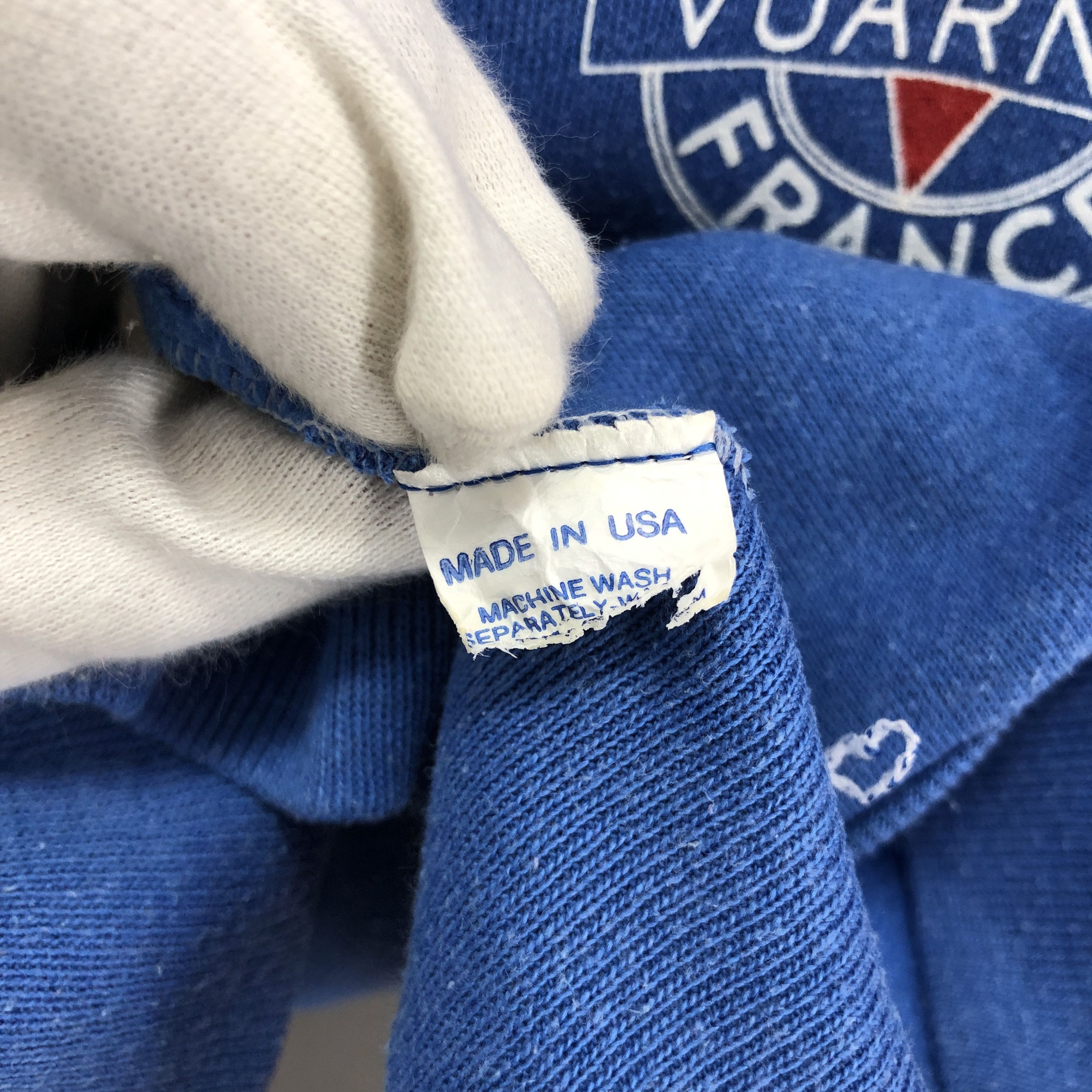 Vuarnet 90s Vintage VUARNET FRANCE Crew Neck Sweatshirt #1574/01 Size US M / EU 48-50 / 2 - 9 Thumbnail